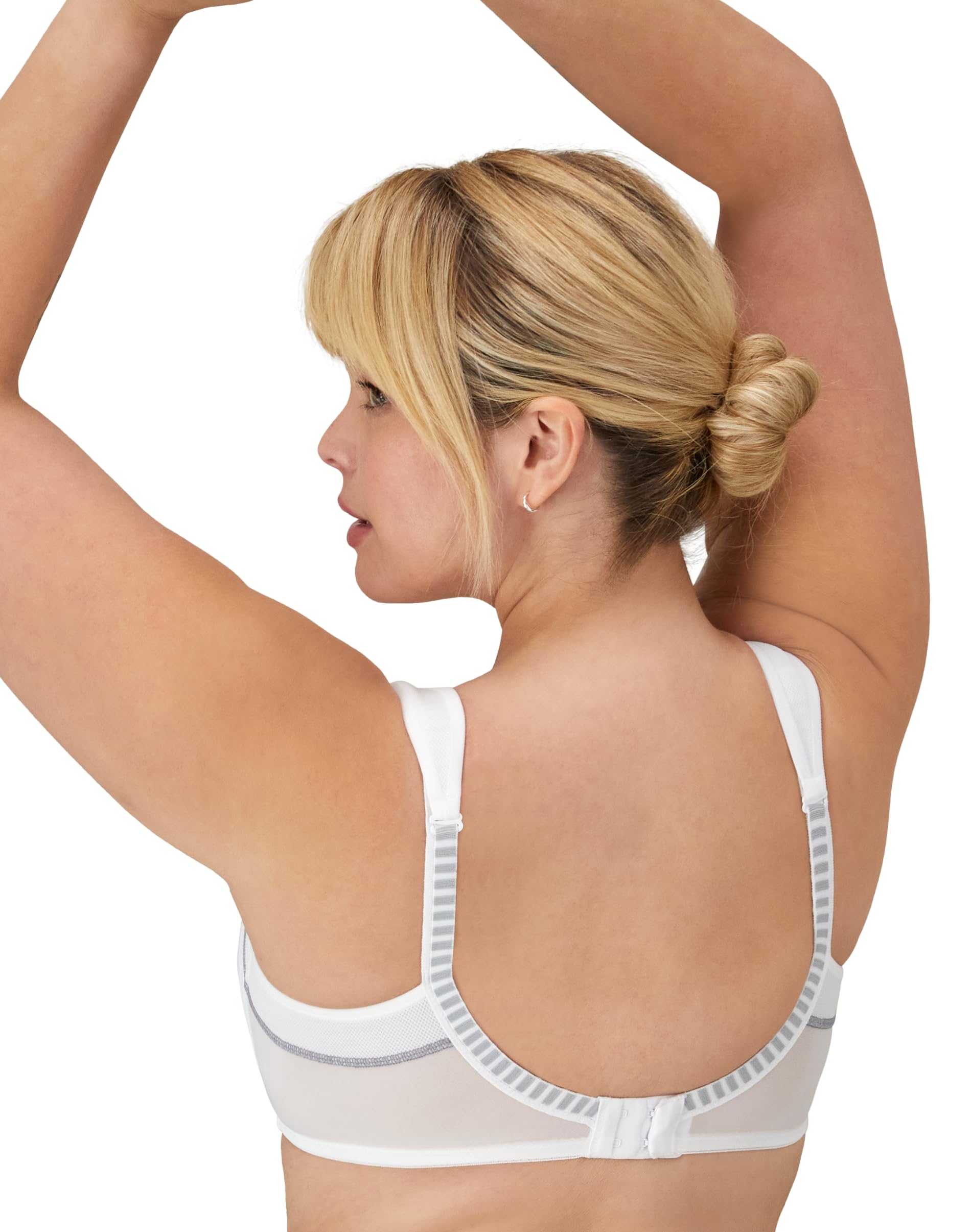 Wonderbra High Impact Wire-Free Sports Bra for Women - Supportive Comfort for Running, Yoga & Gym Workouts