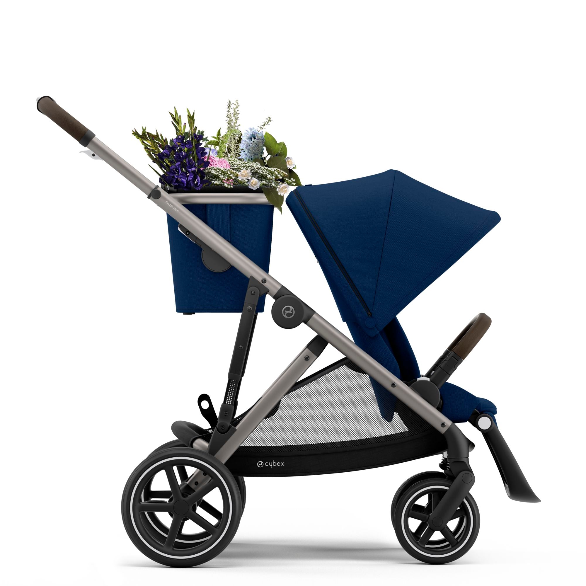 Cybex Gold Gazelle S Stroller - Premium Baby Stroller with Lightweight Foldable Design (Damaged Box) - Perfect for Urban Travel, Shopping & Family Outings
