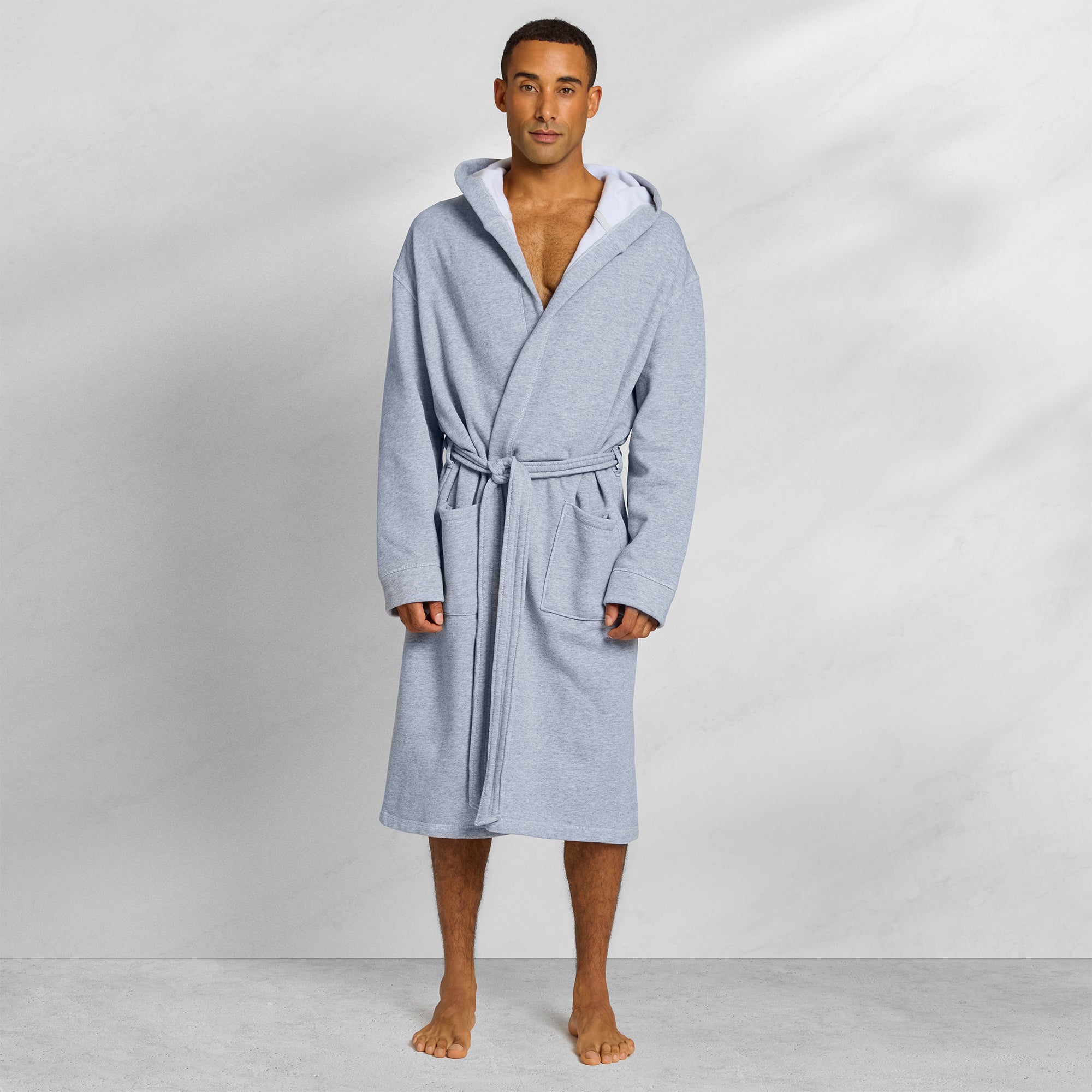 Kassatex Jersey Knit Hooded Robe - Soft & Comfortable Women's Bathrobe for Spa, Lounge & Home Relaxation