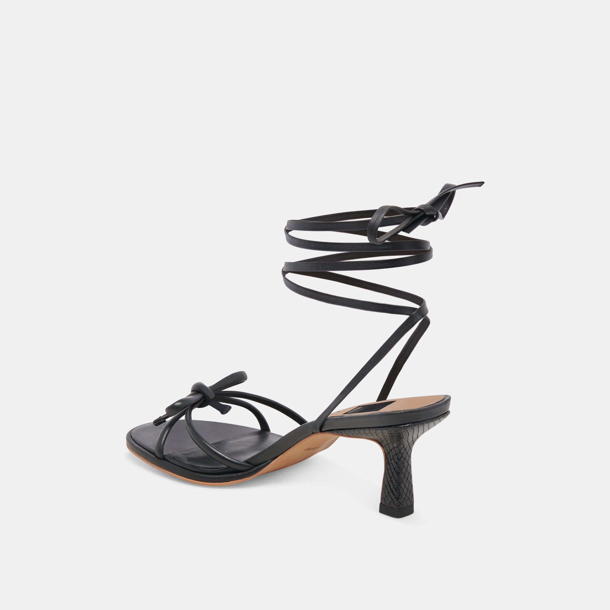 MAISON Black Leather Heels for Women - Elegant High Heel Pumps for Party, Wedding & Office Wear