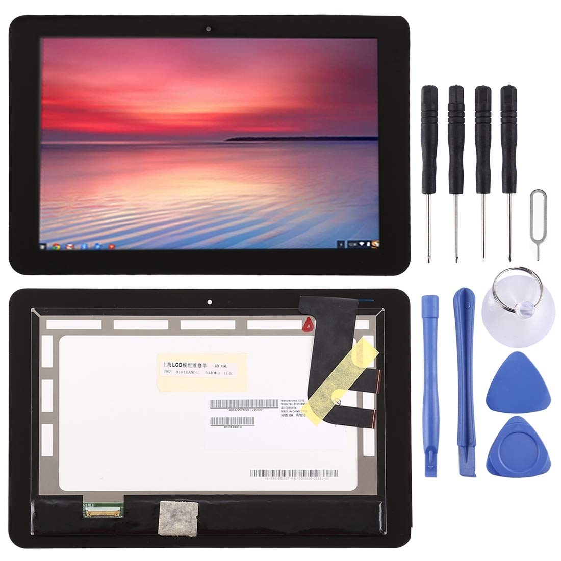 Original ASUS Chromebook Flip C100PA 10-inch LCD Screen & Digitizer Assembly - Black Replacement Part | Perfect for Screen Repair, DIY Fixes & Tech Upgrades