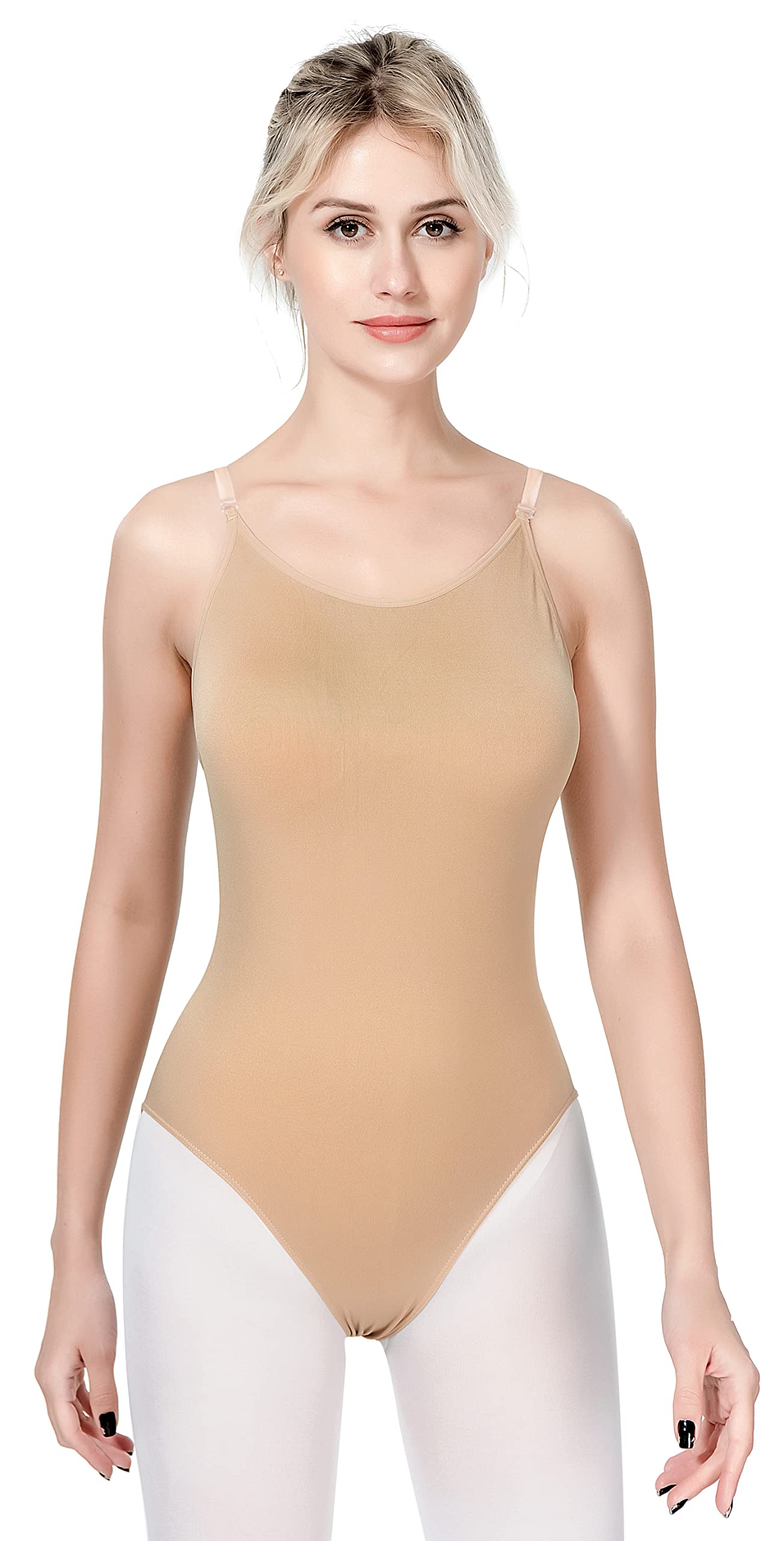 MOLLDAN Women's Ballet Leotard - Stretch Dancewear for Girls & Women - Perfect for Ballet, Jazz, Gymnastics & Dance Classes