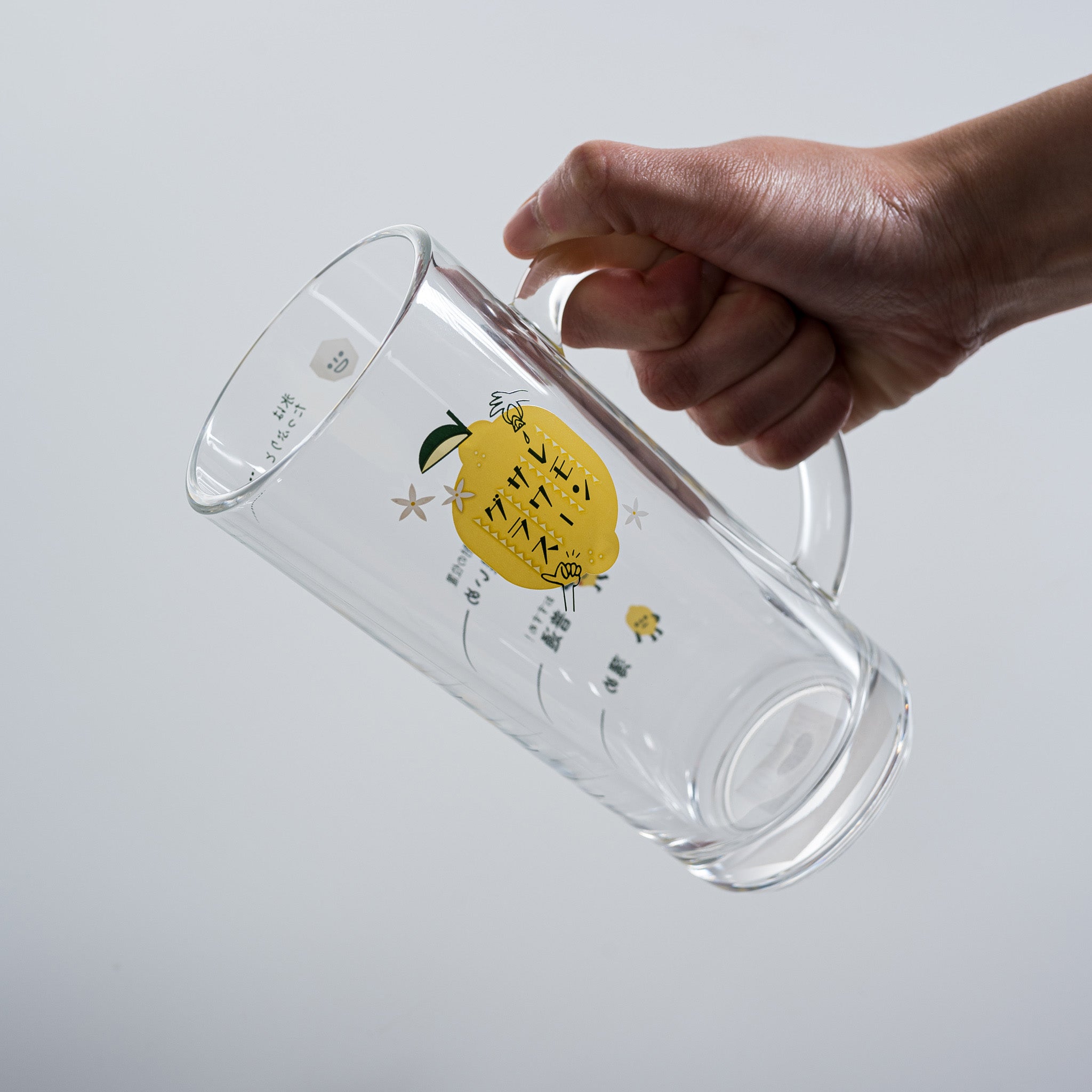 Lemon Sour Cocktail Tumbler Glass - 435ml (14.7oz) Japanese Style Barware for Whiskey, Highball & Iced Drinks - Perfect for Home Bars, Parties & Gift Giving