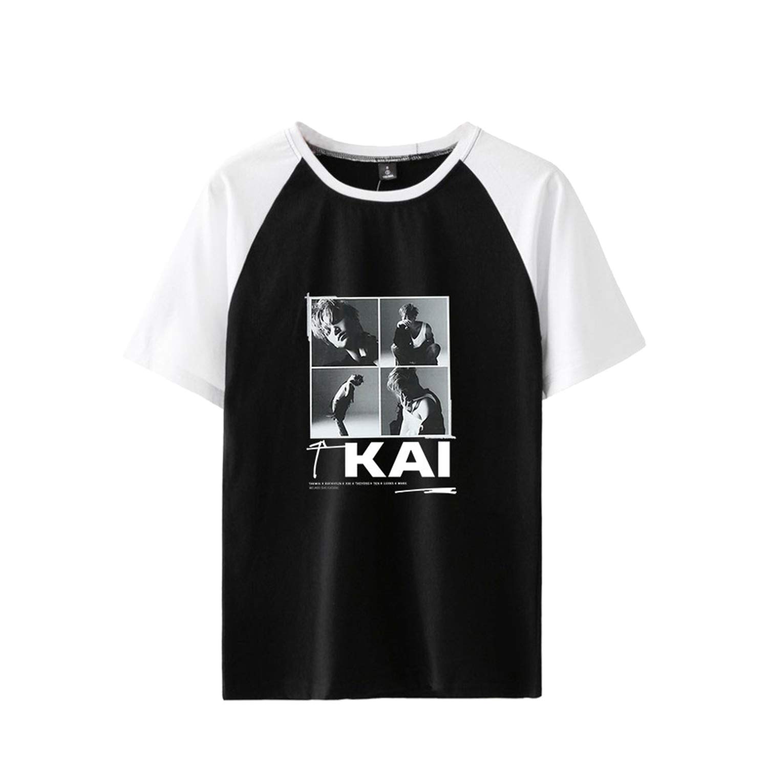SuperM Kpop Official Merch - Mark Kai Ten Taemin Baekhyun Graphic Tee Shirt | Unisex Cotton T-Shirt for Fans & Concert Outfits | Perfect for Kpop Concerts, Fan Meetings & Casual Wear