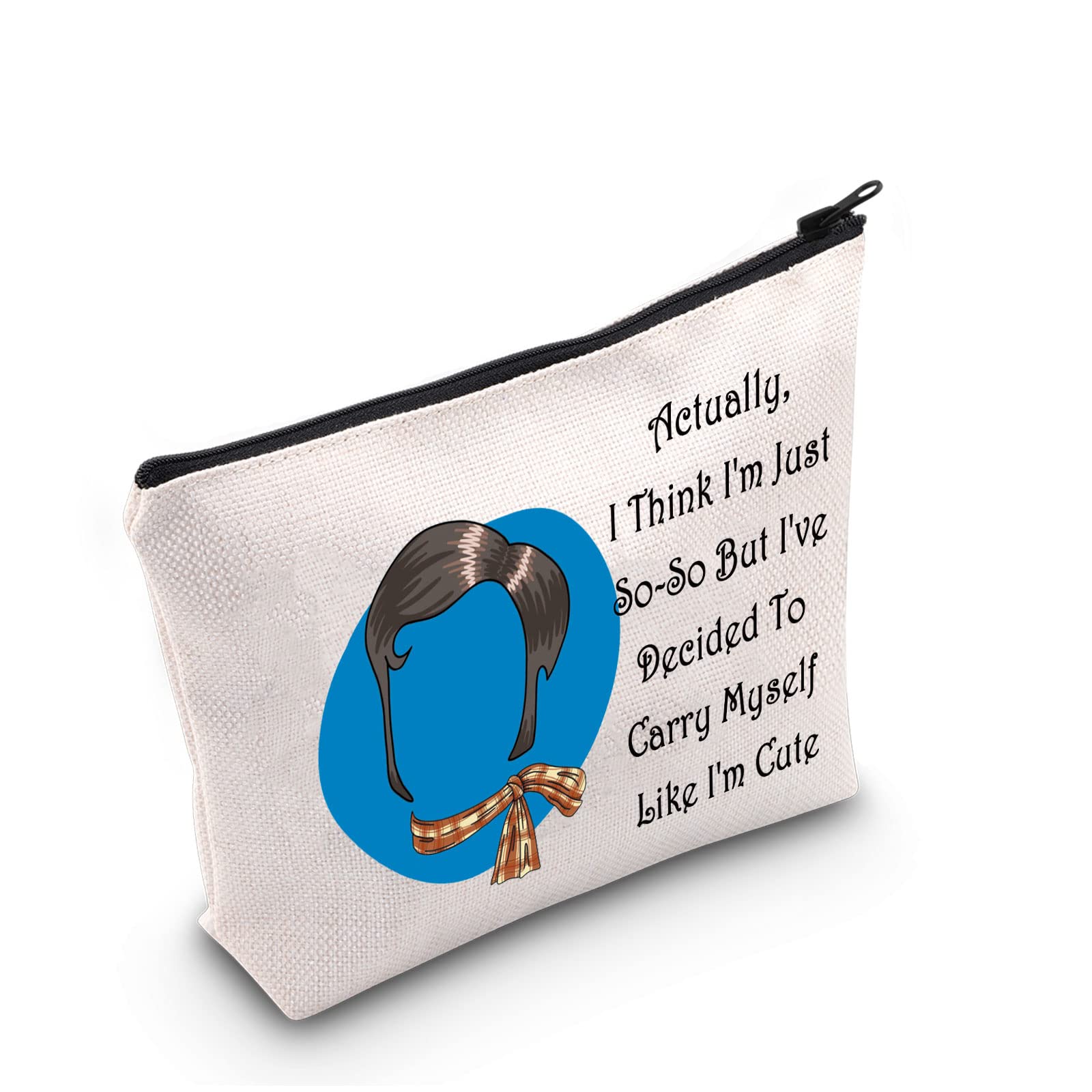 OFMD TV Show Inspired Lucius Makeup Bag - LGBT Friendly Cosmetic Pouch for Pirate Comedy Fans | Perfect Travel Toiletry Bag for Cosplay, Pride Events & TV Series Merch Collectors