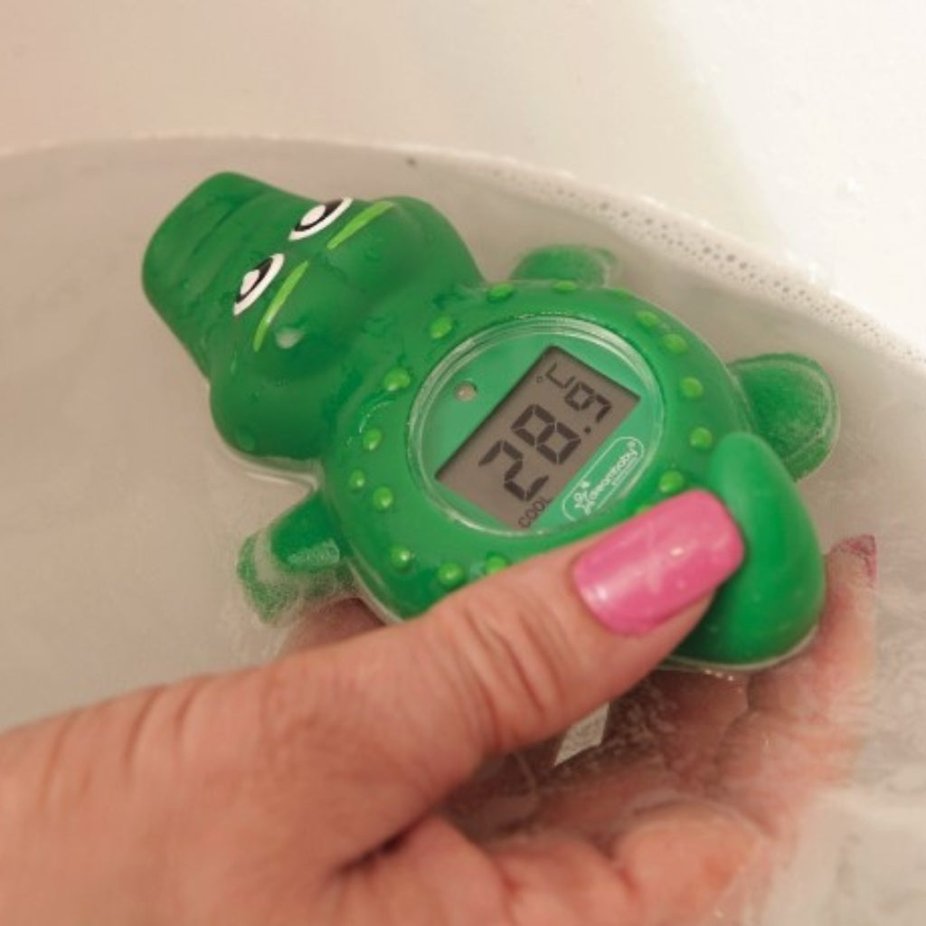 Dreambaby Room and Bath Thermometer - Cute Crocodile Design for Baby Safety - Perfect for Nursery, Bath Time, and Childcare Monitoring