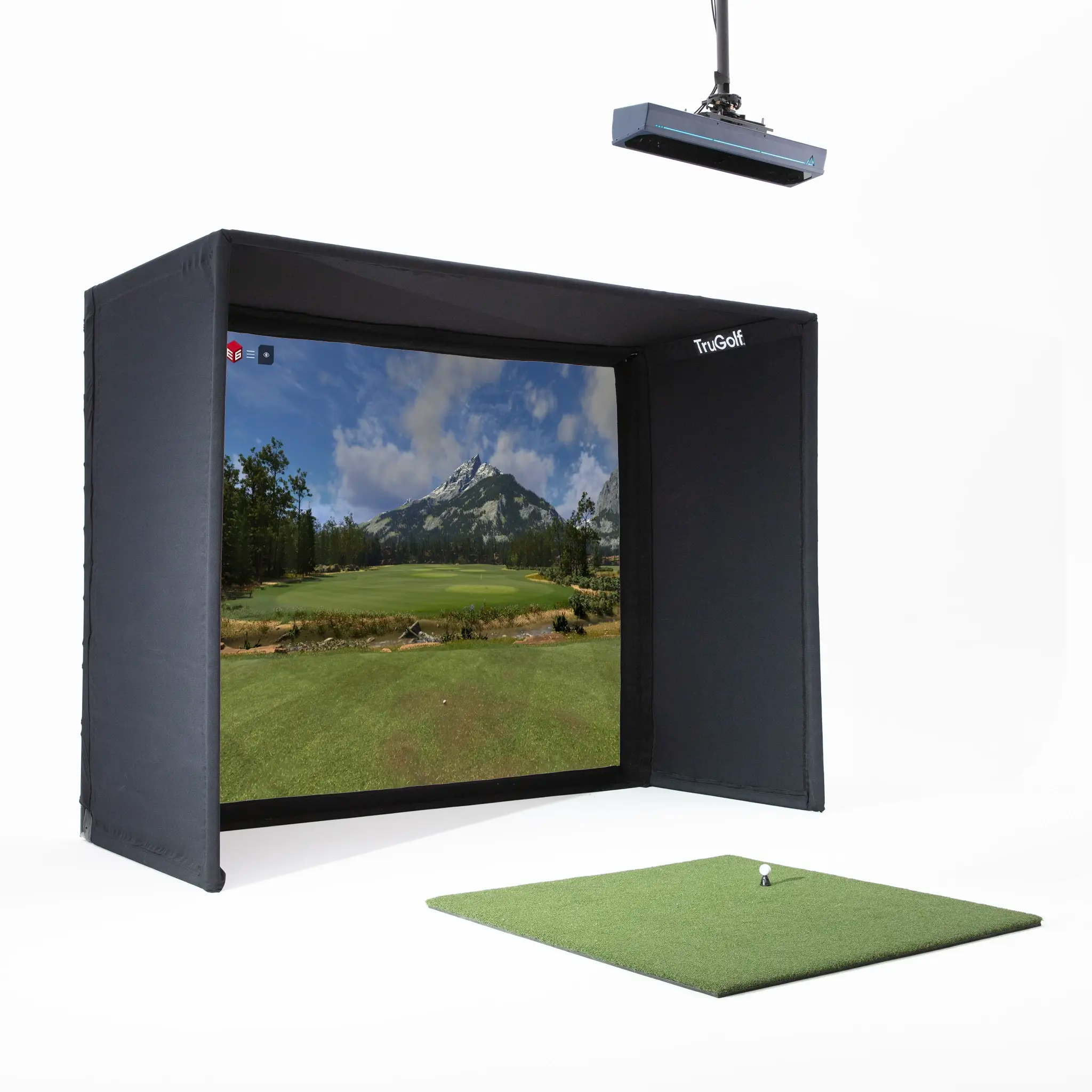 TruGolf Starter 10 + MultiSport Portable Golf Simulator for Home & Indoor Practice - Perfect for Golf Enthusiasts & Multi-Sport Training