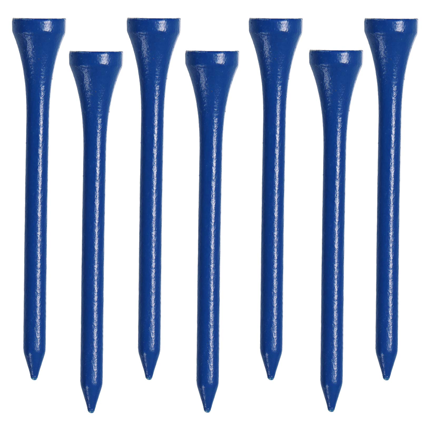 Professional Deluxe Wooden Golf Tees - 3 1/4 Inch, 77 Count, 20+ Color Options, Natural Hardwood - Perfect for Driving Range, Tournament Play & Golf Practice