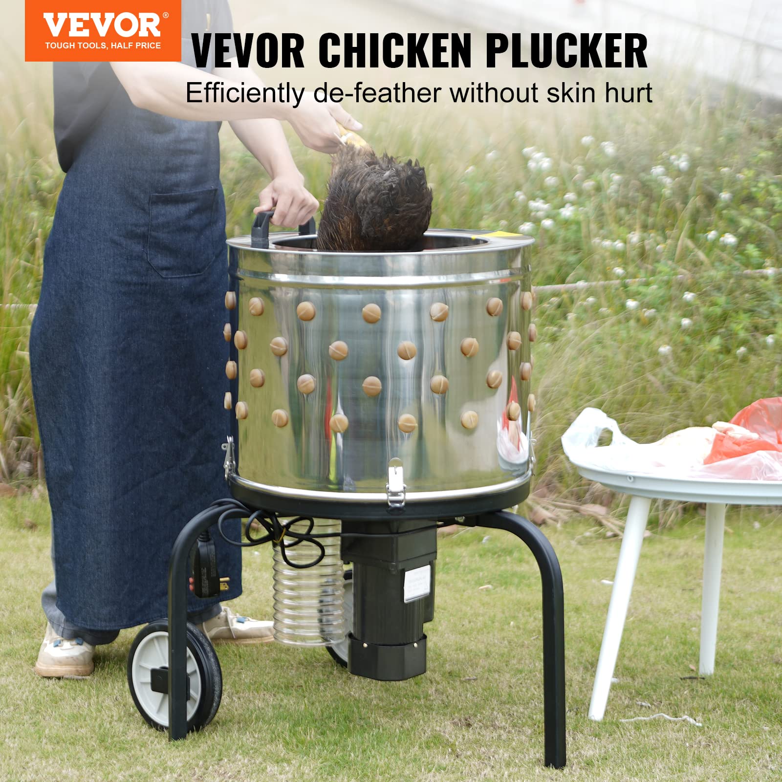 VEVOR Chicken Plucker Machine - 20
