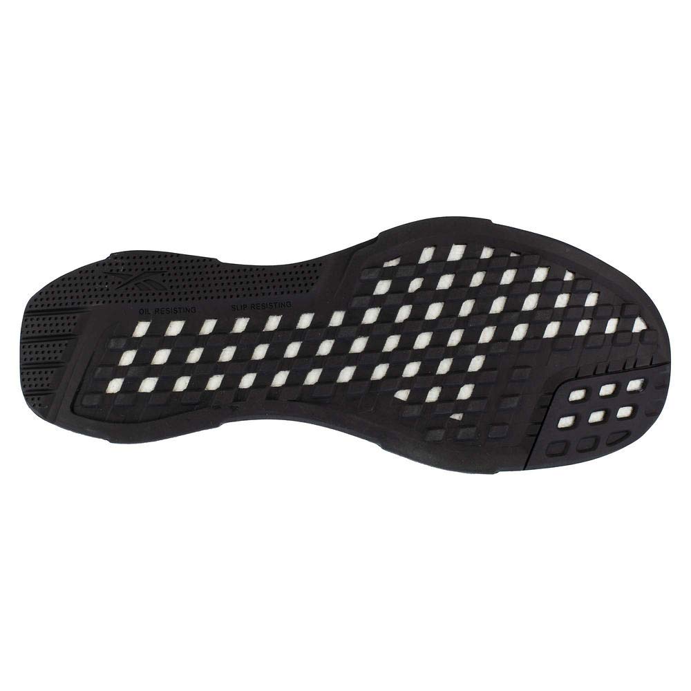 Reebok Men's Fusion Flexweave Work Comp Toe Safety Shoes - Lightweight & Durable for Construction, Warehouse & Industrial Work