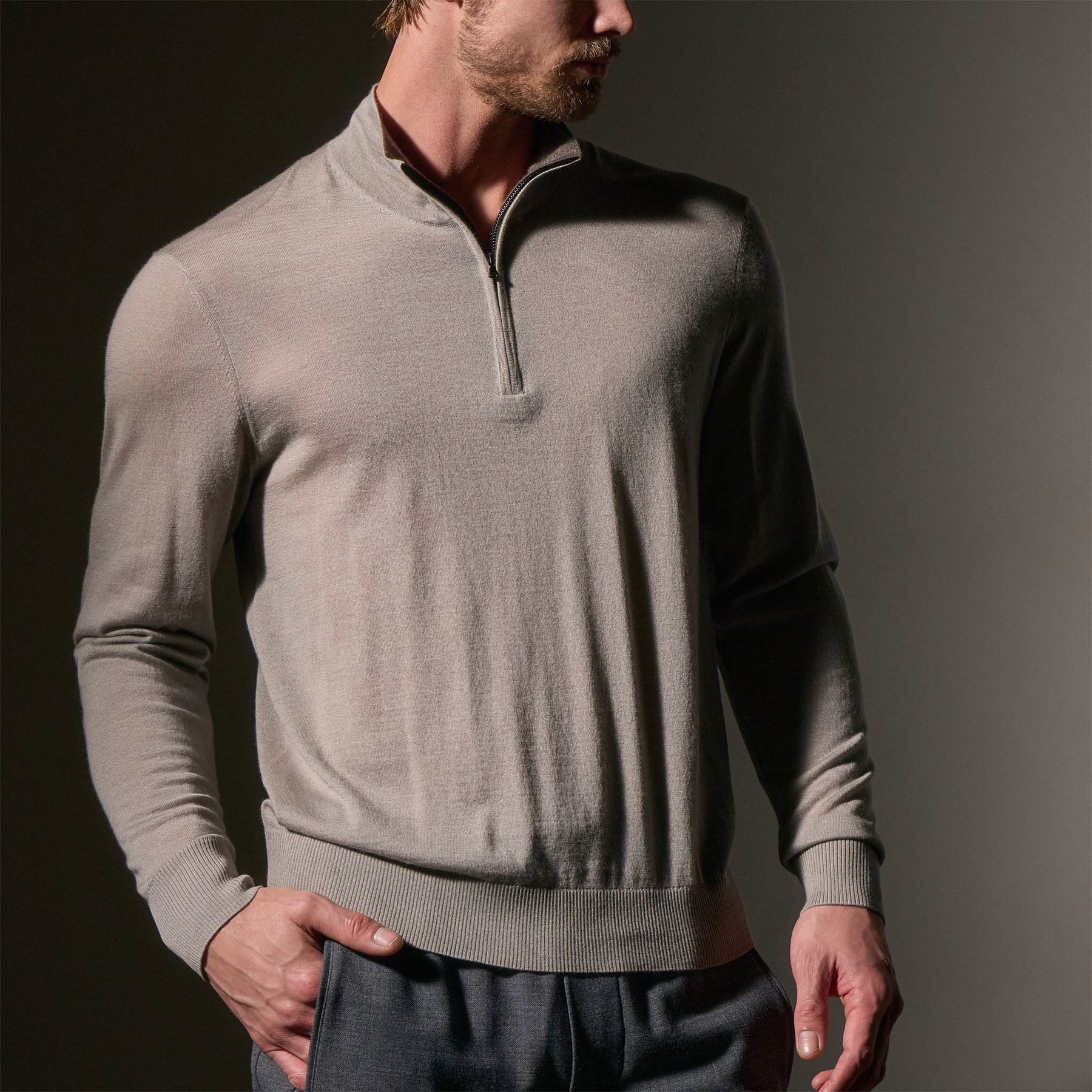 Premium Ultrafine Cashmere Half Zip Sweater - Soft & Warm Winter Pullover for Men & Women - Perfect for Office, Travel & Casual Outfits