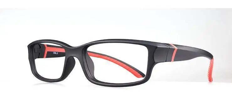 Brightzone Women's Full Rim Square TR90 Titanium Eyeglasses Frame 78901 - Lightweight & Durable Glasses for Work, Reading & Fashion