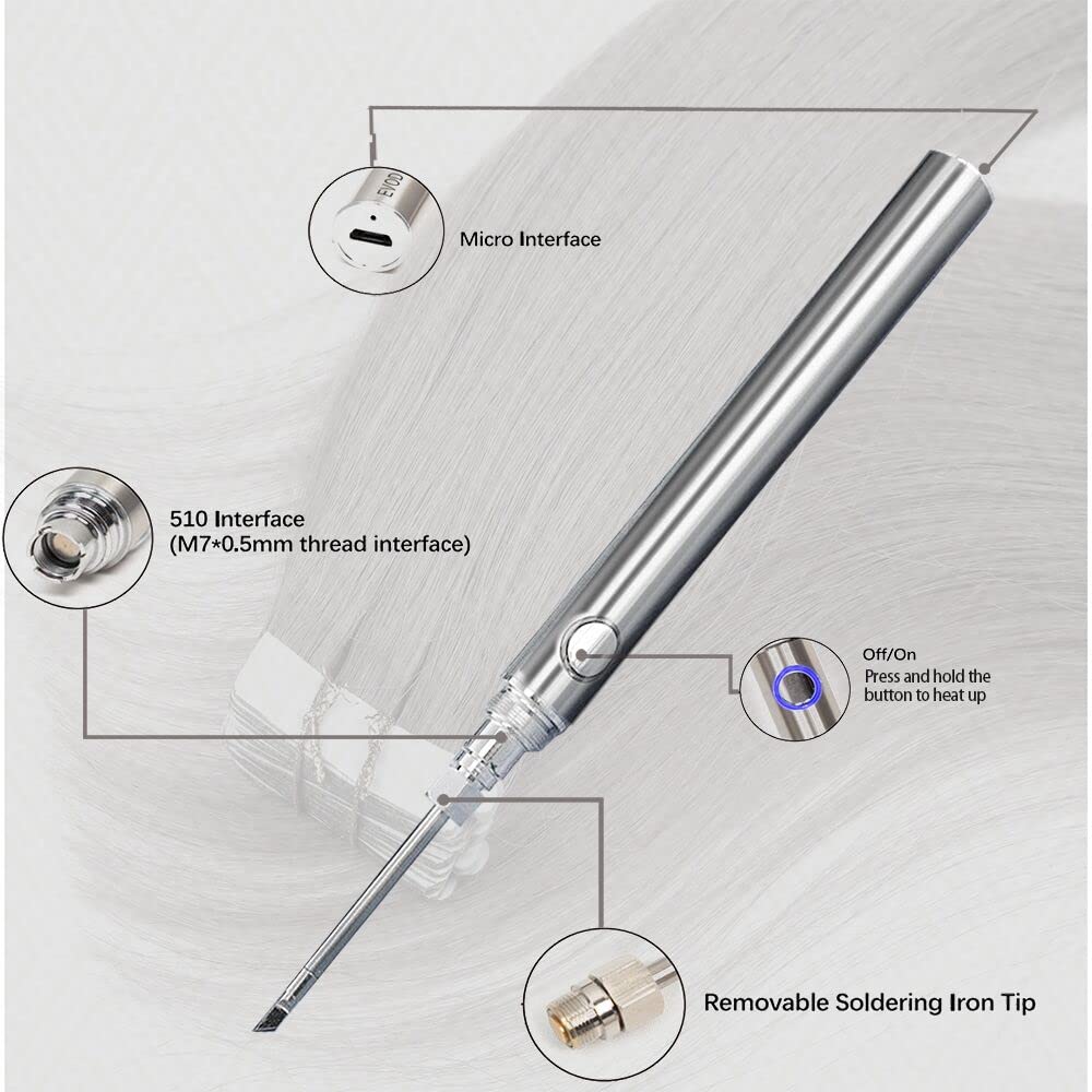 Electric Heated Tape-In Hair Extension Remover Tool - Fast & Gentle Adhesive Remover for Tape-In Extensions | Perfect for Salon Professionals & At-Home Hair Care