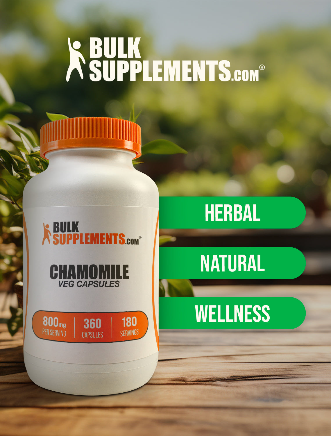 Organic Chamomile Extract Capsules 500mg - 120 Count for Stress Relief & Sleep Support - Natural Herbal Supplement for Relaxation, Anxiety & Better Sleep - Perfect for Nighttime Use & Travel