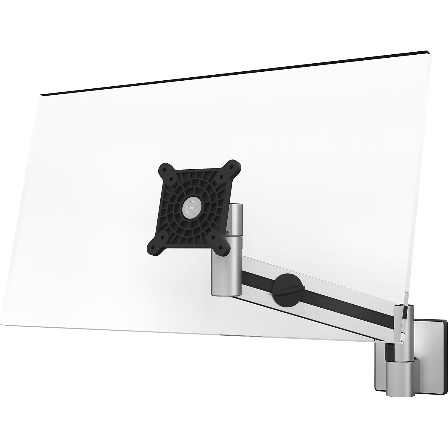 Premium Gas Spring Monitor Wall Mount for 21-27 Inch Screens - Heavy Duty VESA 75/100 Compatible Bracket with Adjustable Height, Rotation & Tilt - Perfect for Home Office, Gaming Setup & Workspace Ergonomics
