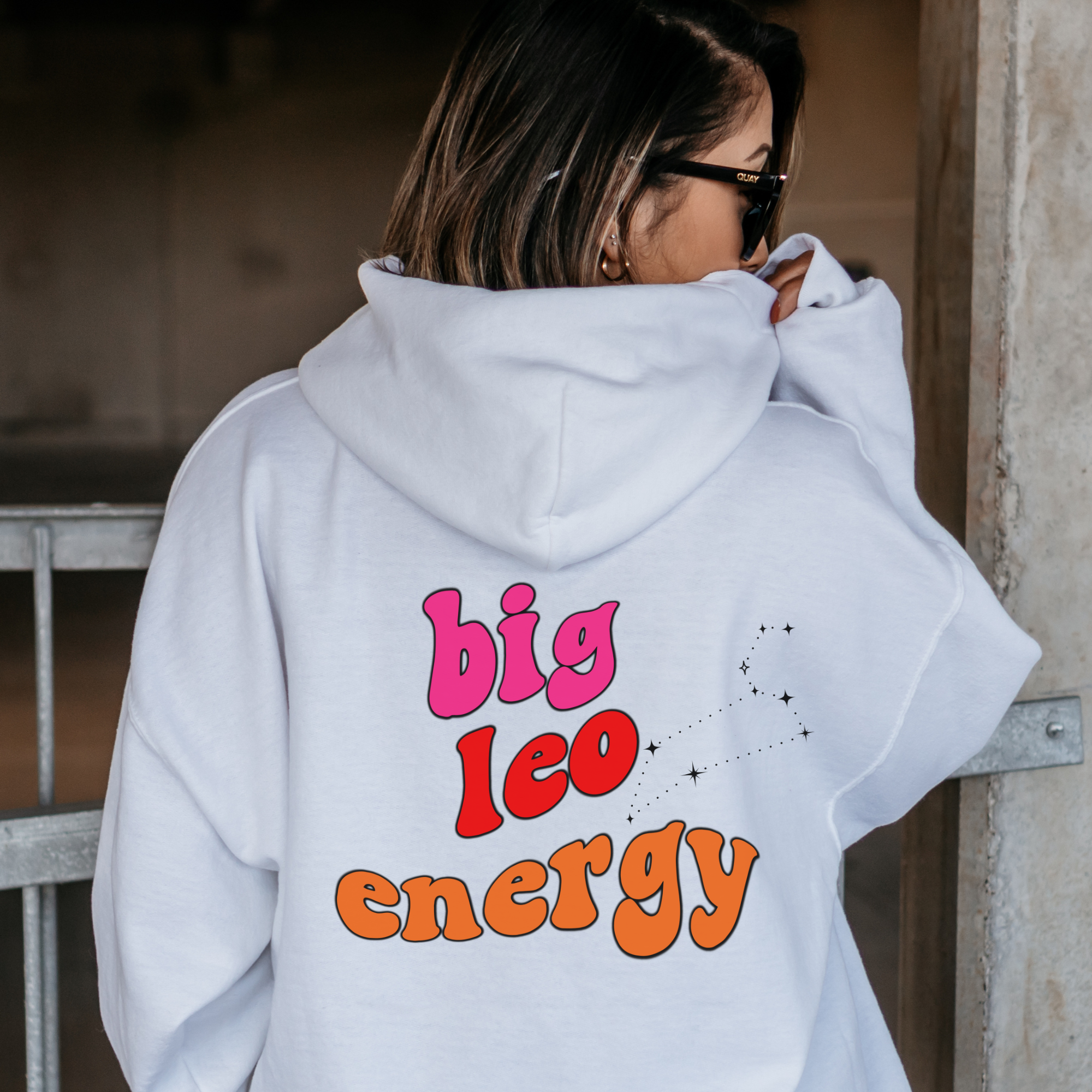 Big Leo Energy Hoodie - Zodiac Astrology Sweatshirt for Leo Lovers | Perfect Christmas Gift & Astrology Enthusiast Present | Cozy Casual Wear for Daily Outfits & Star Sign Celebrations