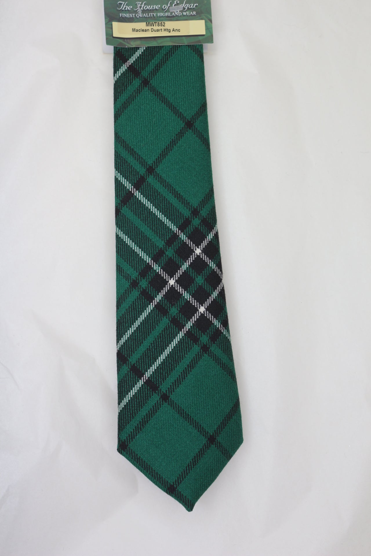 MacLean of Duart Ancient Hunting Tartan Tie - Premium Scottish Clan Necktie for Men - Perfect for Weddings, Formal Events & Highland Gatherings