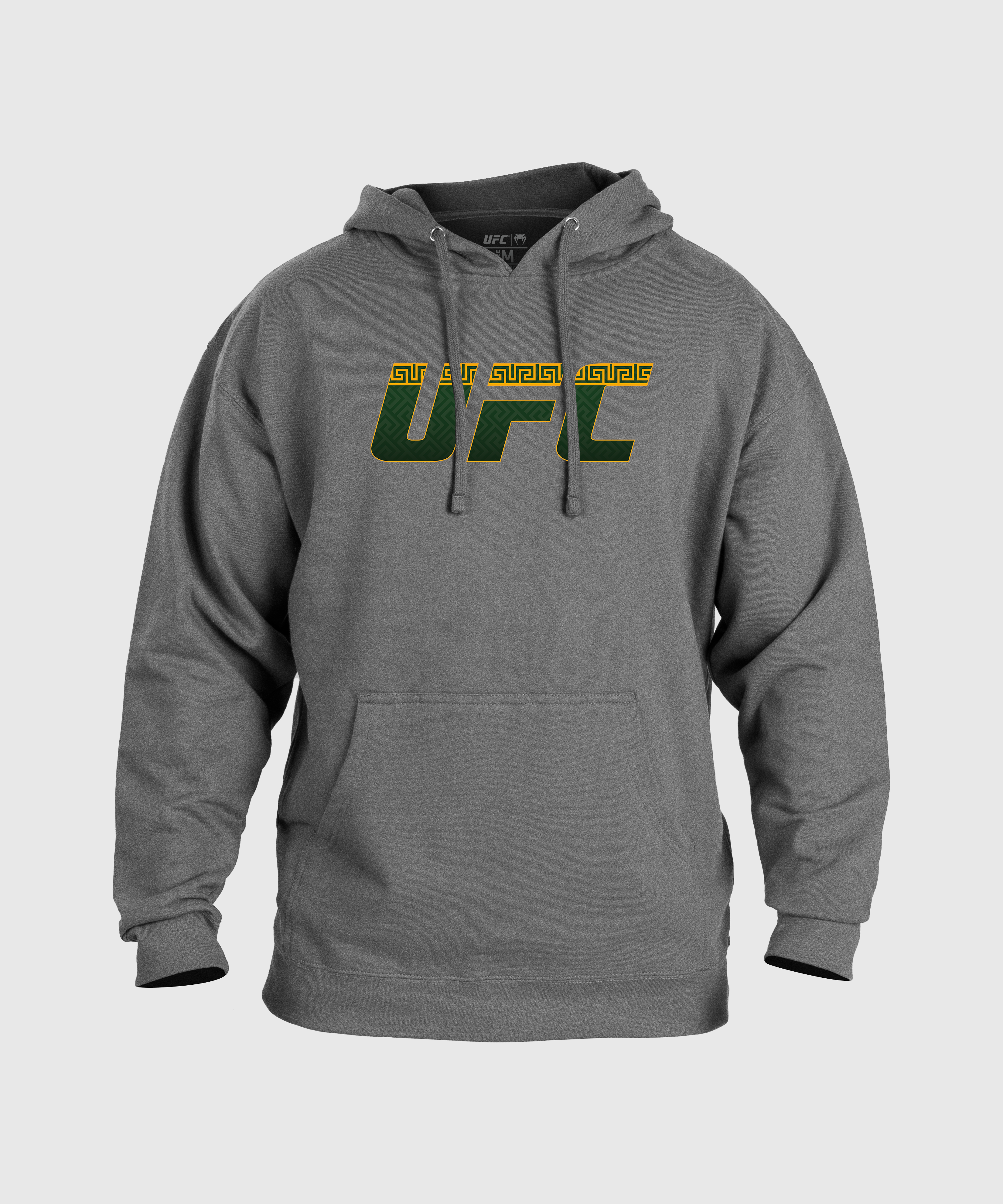 Men's UFC Unrivaled by Venum Heather Grey Alexander Volkanovski Hoodie - MMA Training & Streetwear Sweatshirt for Fight Fans
