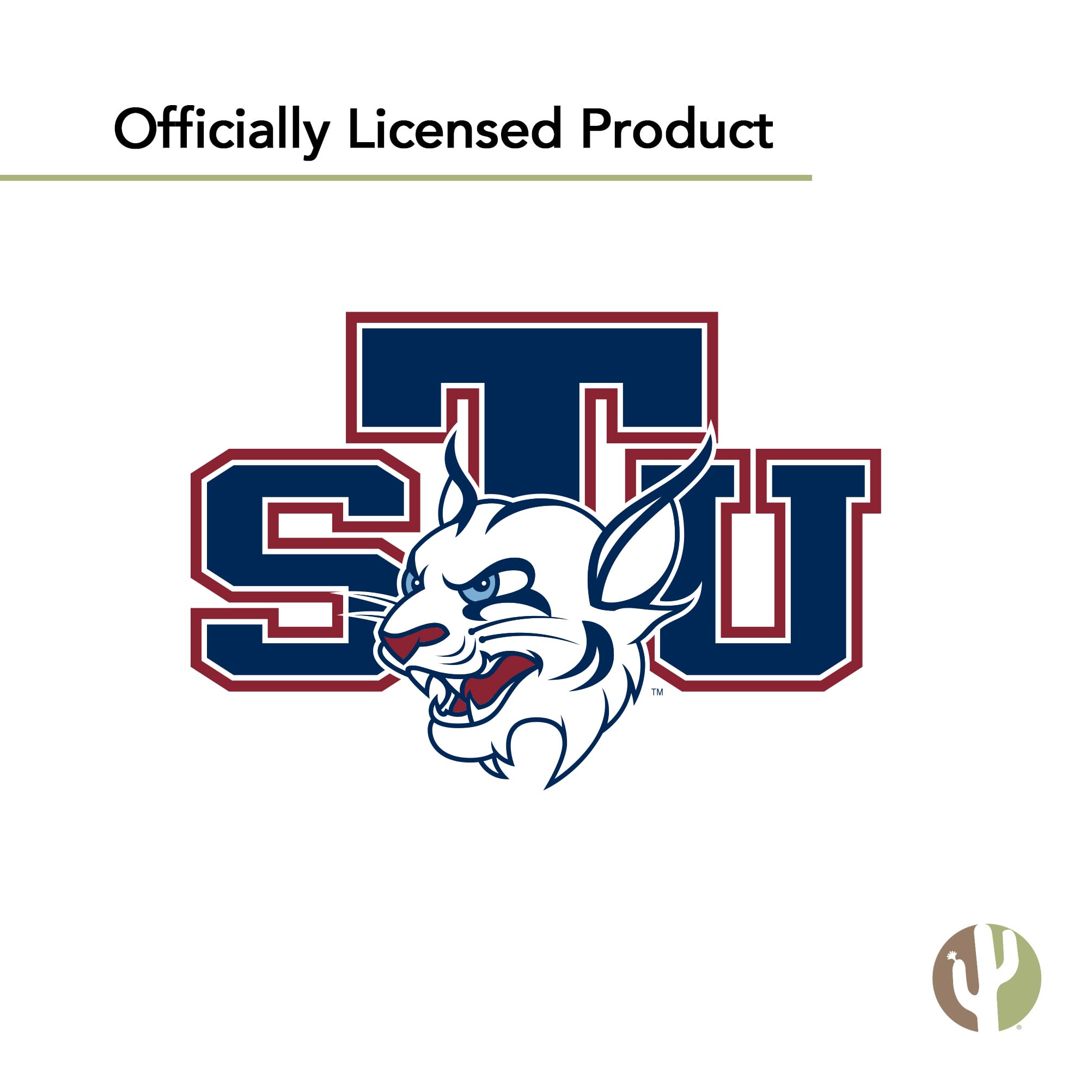 STU Bobcats Vinyl Decal Sticker Set (4 Inch) - Desert Cactus Design for Laptop, Water Bottle, Car & Scrapbook | Perfect for St. Thomas University Fans, School Spirit & College Decor