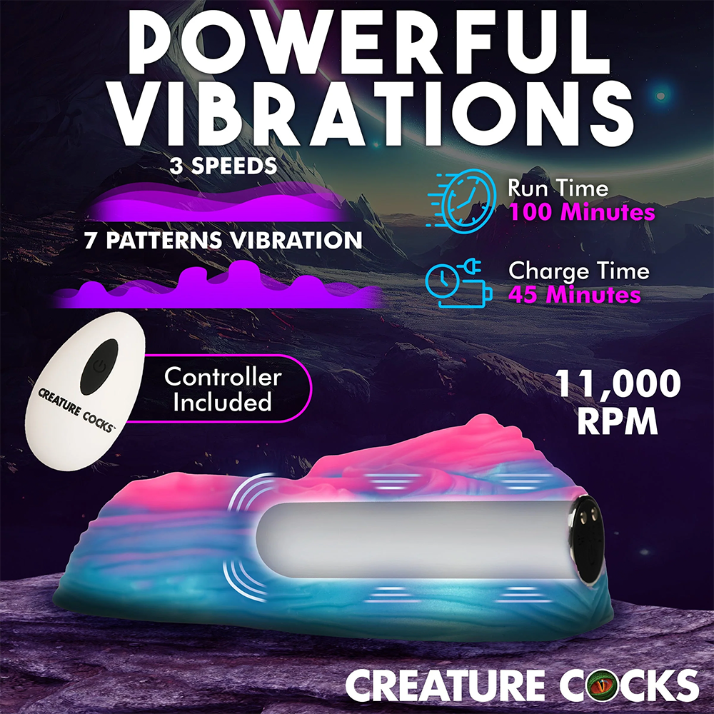 Remote Control Creature Cocks Vulvaron Vibrating Grinder - Powerful Clitoral Stimulator for Women, Perfect for Couples Play & Solo Pleasure