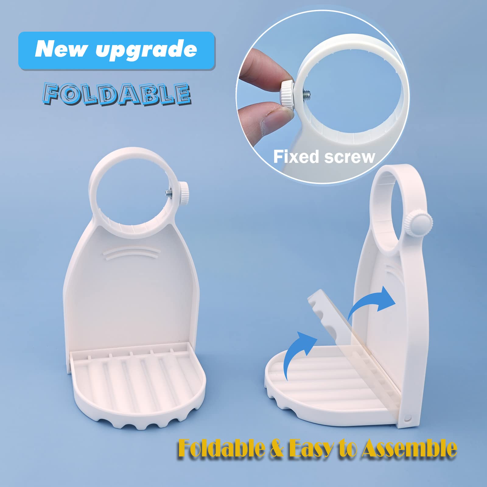 WMKGG 2-Pack Laundry Detergent Cup Holder & Drip Tray Set - No More Leaks, Perfect for Laundry Room Organization | Ideal for Top-Load Washers, Detergent Storage & Spill Prevention