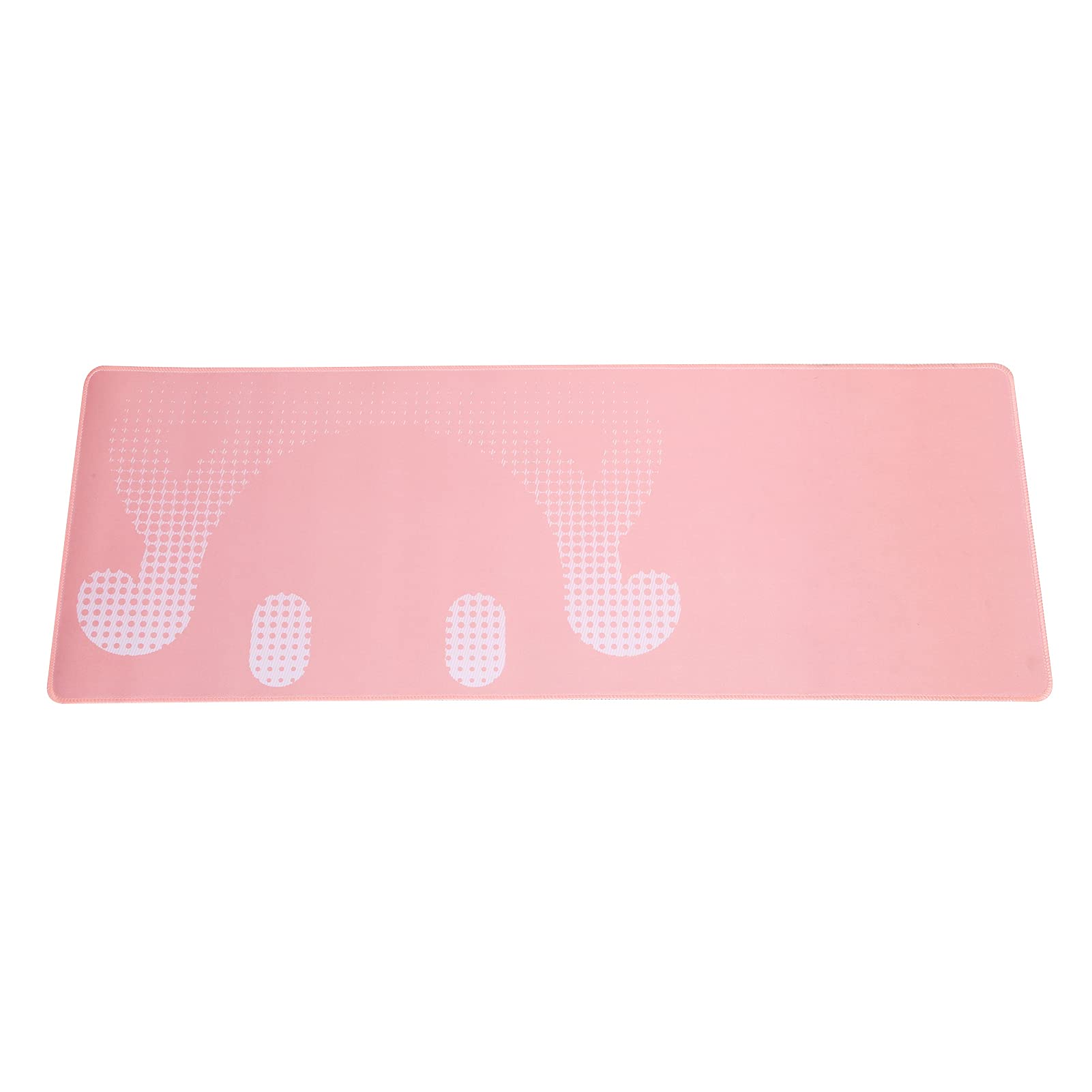 80x30 Large Gaming Mouse Pad - Non-Slip Rubber Base, Soft Textured Surface for Precision Control | Perfect for PC, Laptop, Tablet | Home Office Desk Protector (Pink) | Ideal for Gaming, Work & Study Setups