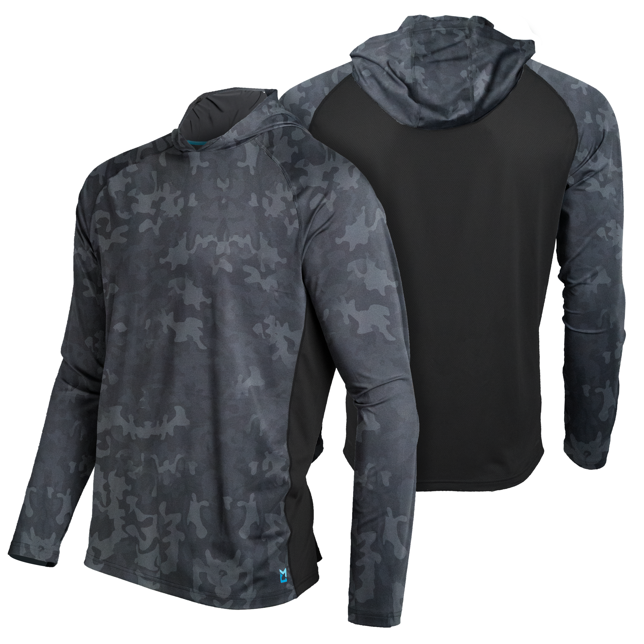 Men's Cooling Long Sleeve Hoodie - Moisture Wicking & Breathable Workout Shirt for Running, Gym & Outdoor Activities