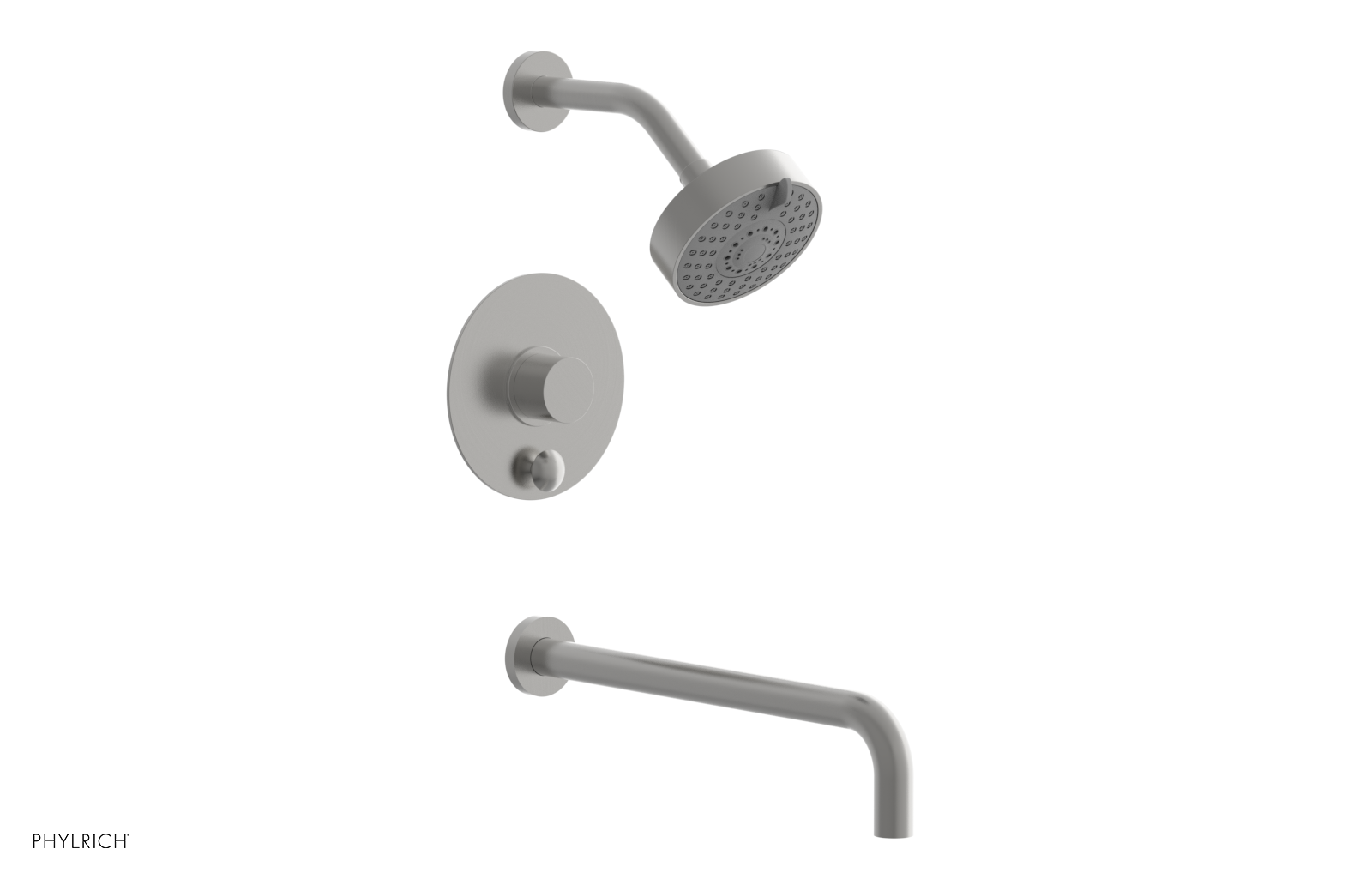 BASIC II 14 Pressure Balance Tub and Shower Faucet Set - Chrome Finish - 230 27 14 - Perfect for Bathroom Renovation and Modern Home Upgrades