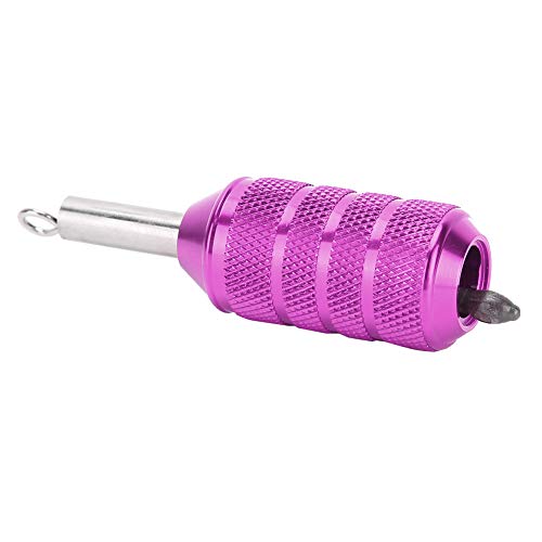 25mm Purple Aluminum Alloy Tattoo Machine Grip for Cartridge Needles | Durable Tattoo Supplies & Accessories for Professional Tattoo Artists