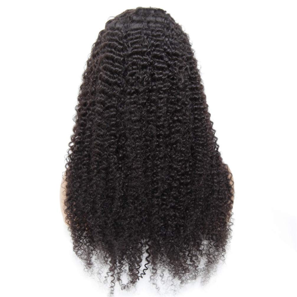 18 Inch Brazilian Deep Curly Synthetic Front Wig with Baby Hair & Pre-Picked Natural Hairline - Perfect for Cosplay, Daily Wear & Protective Styling