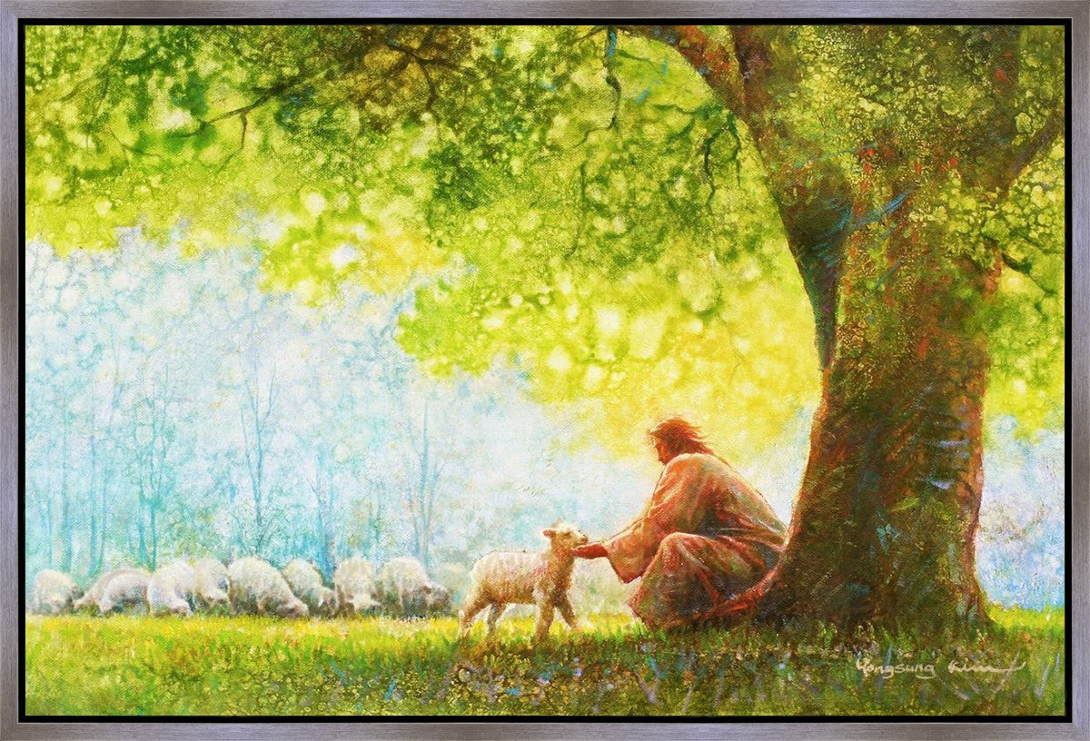 He Restoreth My Soul Gallery Wrap Canvas Art - Inspirational Christian Wall Decor for Home, Office & Church - Perfect for Living Room, Bedroom & Prayer Spaces