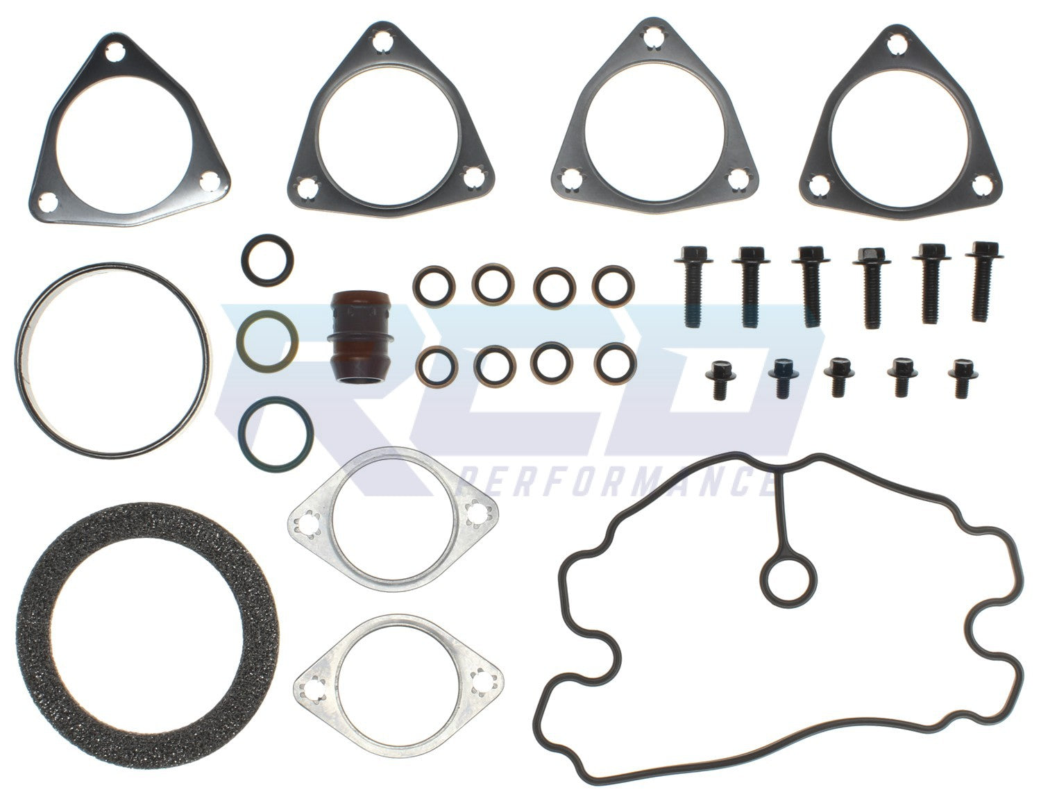 Mahle 6.4L Turbocharger Installation Kit with Pedestal Gasket | Complete Turbo Upgrade Solution for Ford Powerstroke Diesel Engines | Perfect for Performance Boost & Engine Repairs