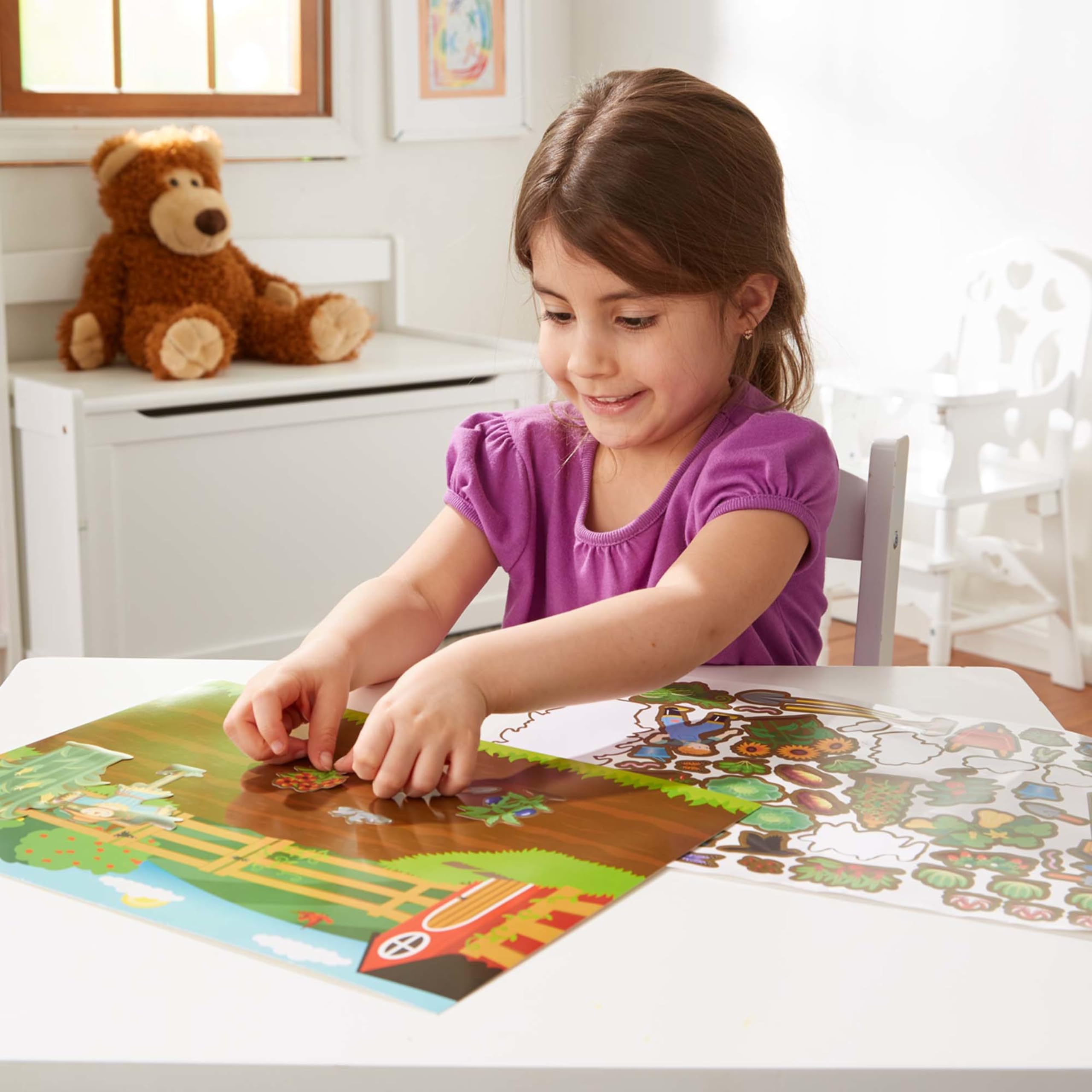 Melissa & Doug Reusable Sticker Pad Set - Jungle, Farm & Ocean Adventure Stickers for Kids Ages 3+ | Creative Art Activities, Crafts & Learning Fun | Perfect for Travel, Birthday Gifts & Preschool Playtime
