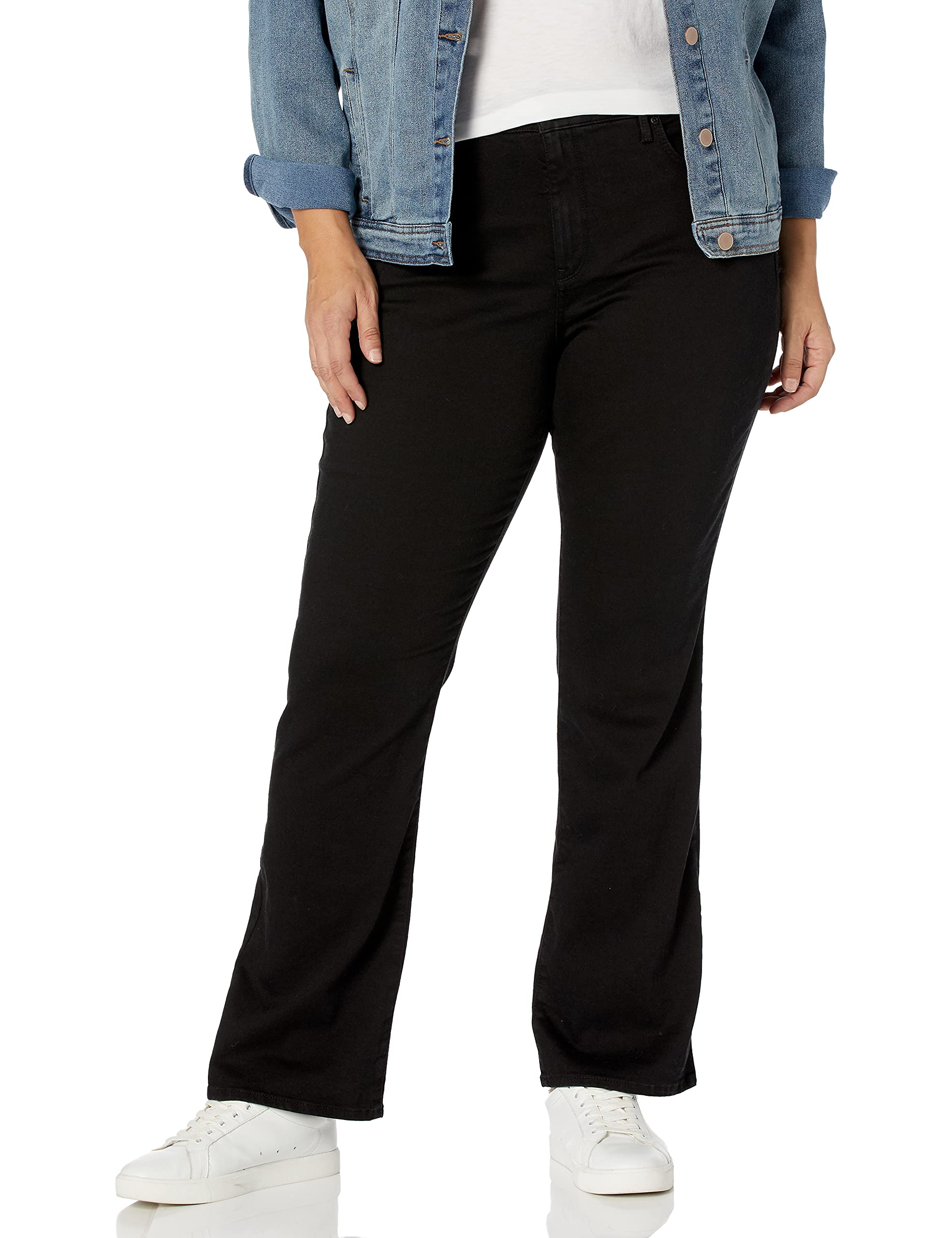 NYDJ Women's Plus Size Barbara Bootcut Jean - Stretch Denim Pants for Curvy Figures | Perfect for Work, Casual Outings & Everyday Comfort