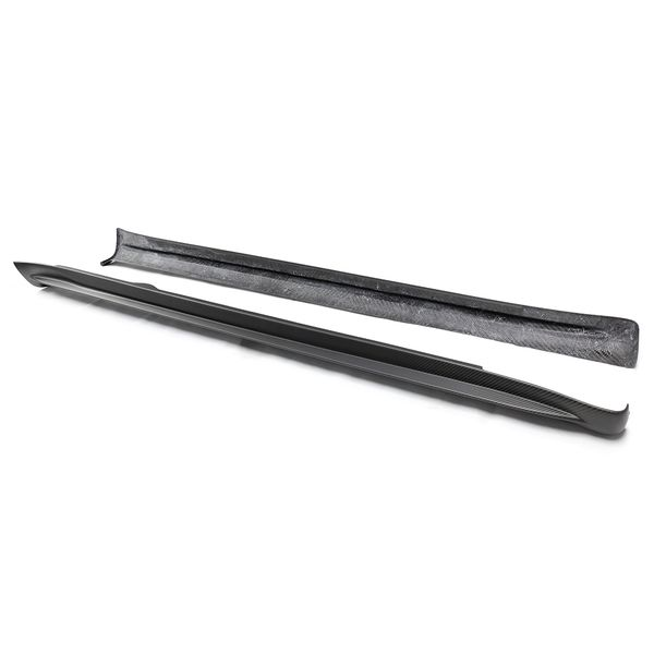 Premium Real Carbon Fiber Side Skirts for Tesla Model S (2021-2023) - High Performance Aerodynamic Body Kit - Enhance Style & Downforce for Track or Street Racing