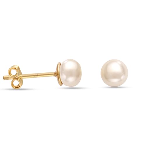 Gold- Pearl Size: 6mm