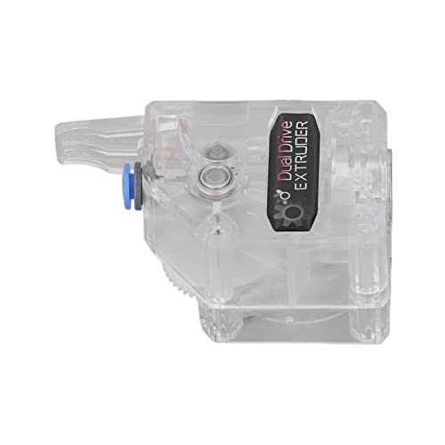 Dual Gear Extruder for 3D Printer - Transparent 1.75mm Filament Feeder with High Precision, Wide Compatibility & Stable Performance | Perfect for DIY Printing, Prototyping & Maker Projects