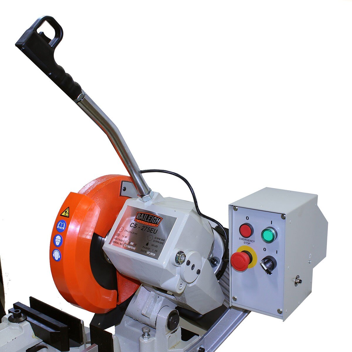 Baileigh Industrial BA9 1002434 Manual Coldsaw CS 275EU - Precision Metal Cutting for Workshops & Fabrication