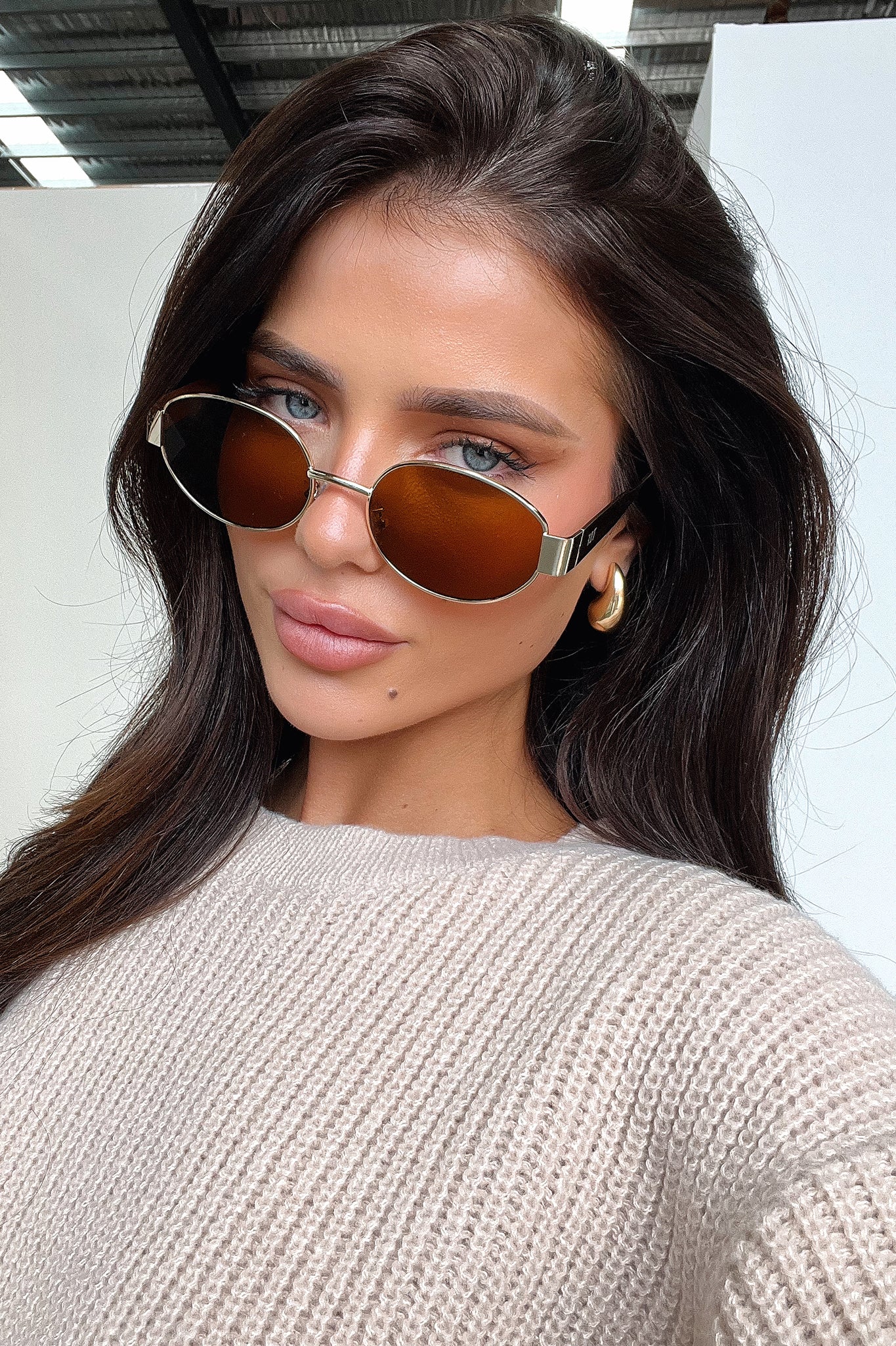 Adonis Polarized Sunglasses for Men & Women - Gold/Brown Aviator Style UV Protection - Perfect for Driving, Beach, and Outdoor Activities