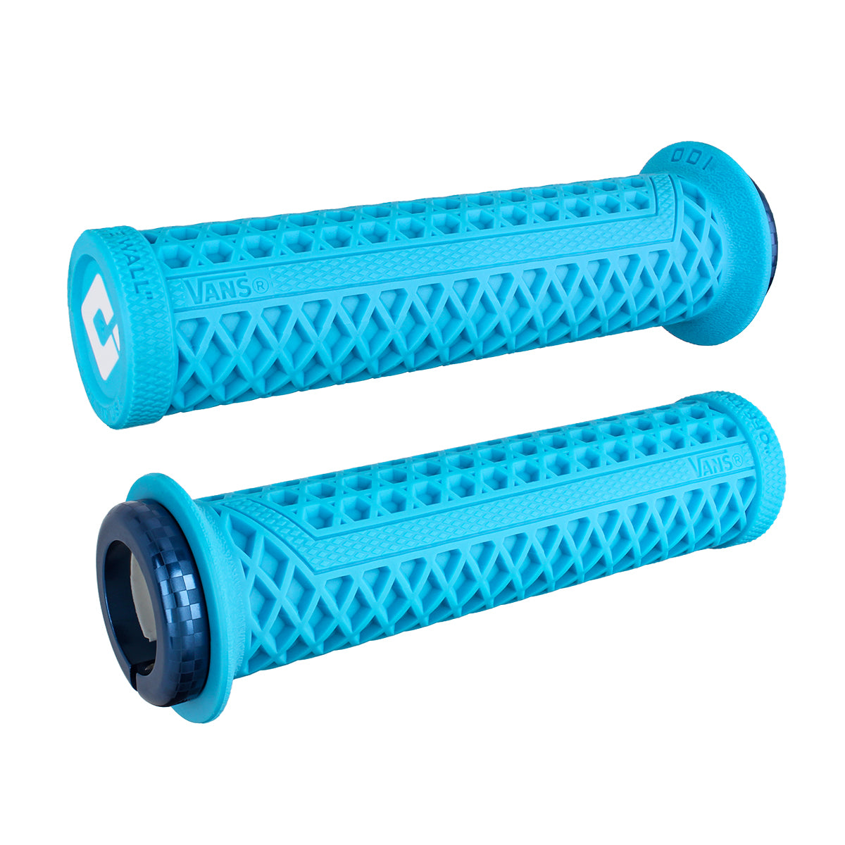 ODI Vans 2.1 Lock On Grip System - Premium Bike Handlebar Grips for Mountain & BMX Bikes - Secure Non-Slip Comfort for Long Rides & Extreme Cycling