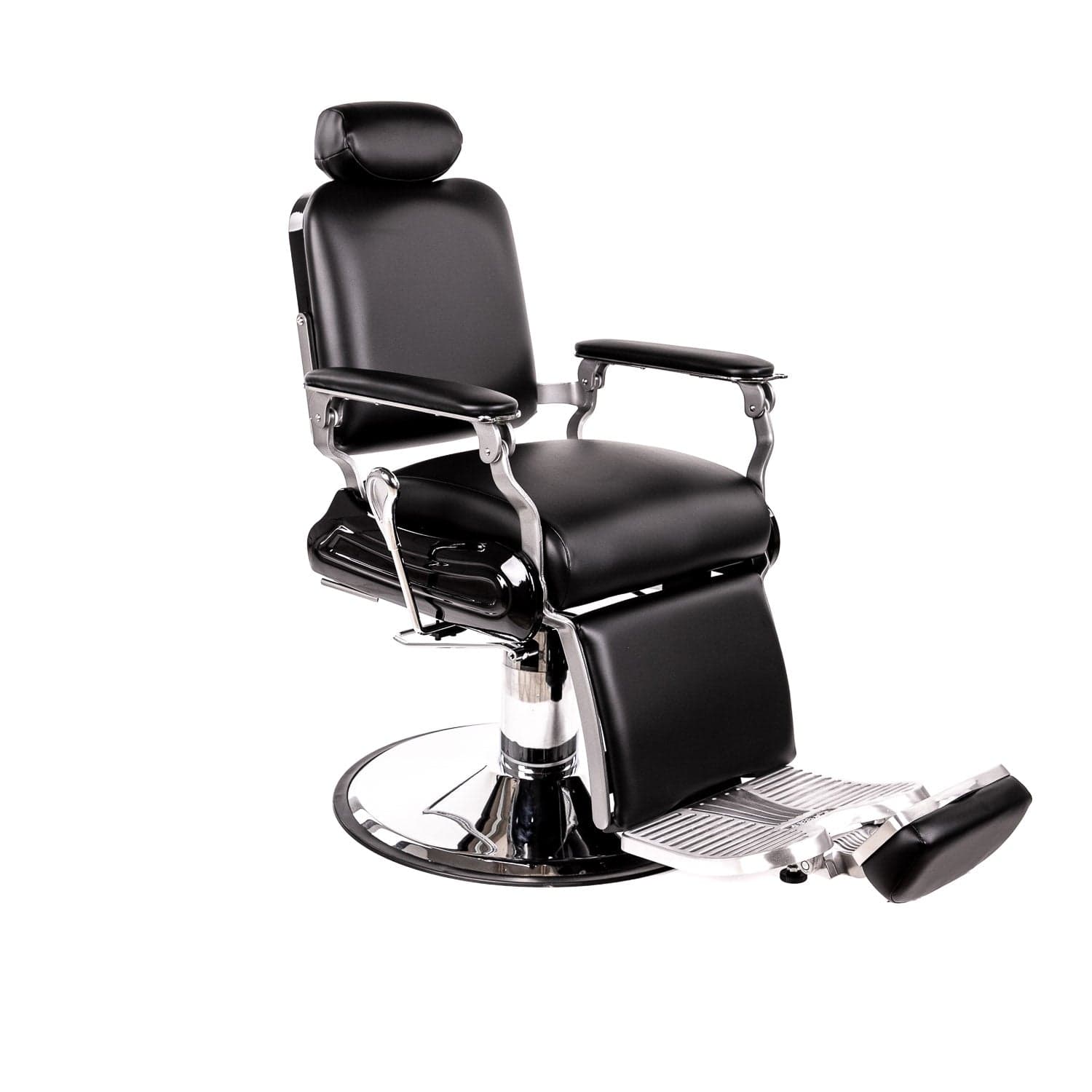 VEECO TRIBUTE Professional Barber Chair for Salon & Home Use - Heavy Duty Hydraulic Styling Chair with Adjustable Height & Reclining Backrest - Perfect for Haircuts, Shaves & Styling