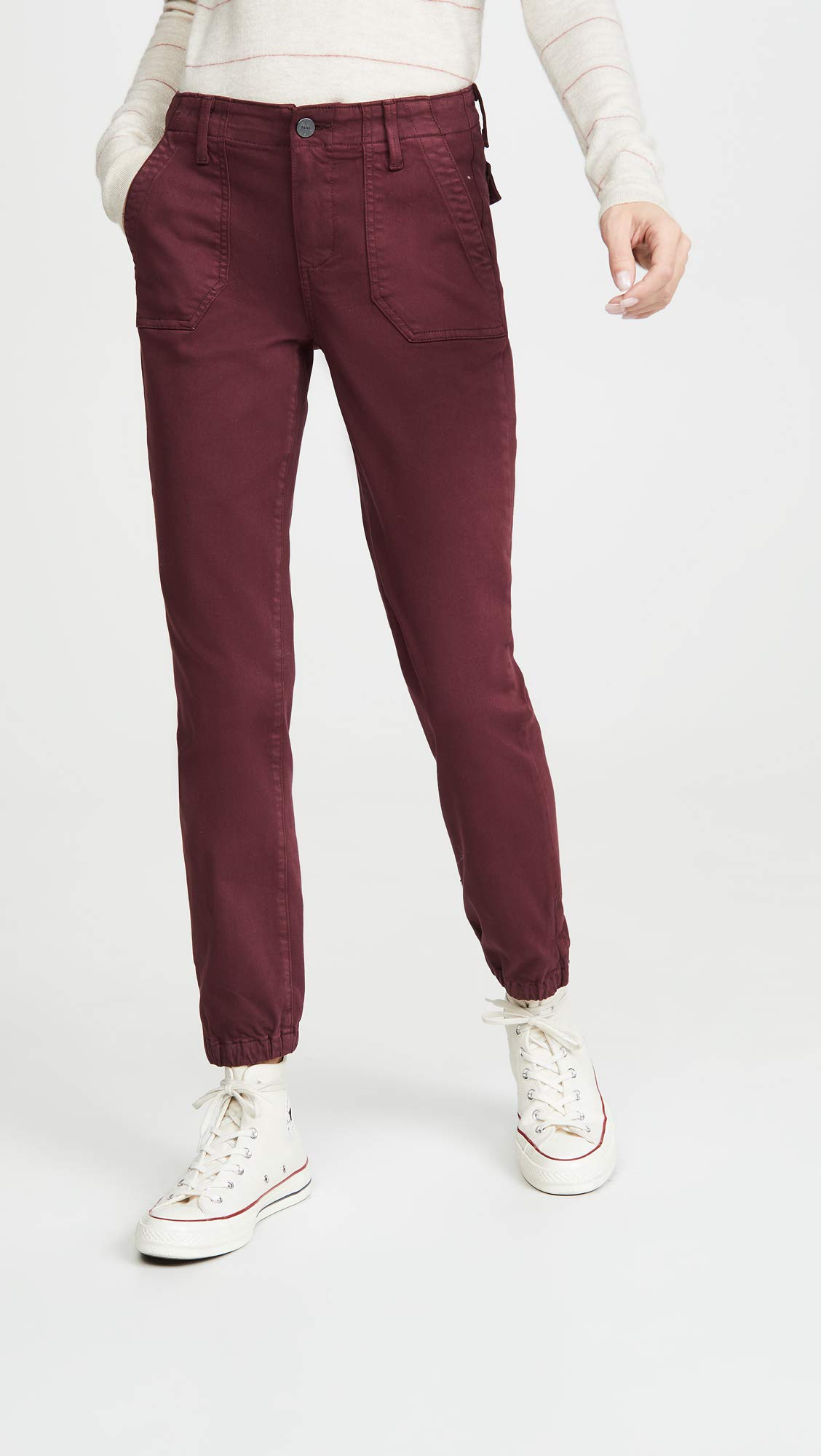 PAIGE Women's Mayslie Jogger Pants - Soft High-Waisted Lounge Pants for Yoga, Running & Casual Wear