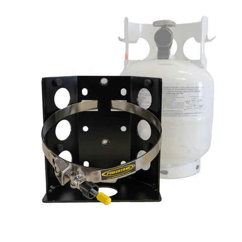 Whitney OG Bracket for 5LB Steel Propane Tanks - Heavy Duty Power Tank Mount for Camping, Grilling & Outdoor Adventures
