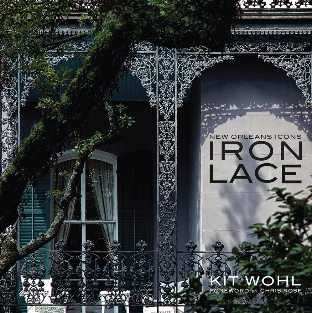 Authentic New Orleans Iron Lace Decor - Vintage Style Wrought Iron Balcony Railing & Garden Fence Panels - Perfect for Home Decor, French Quarter Style Renovations & Southern Charm Landscaping