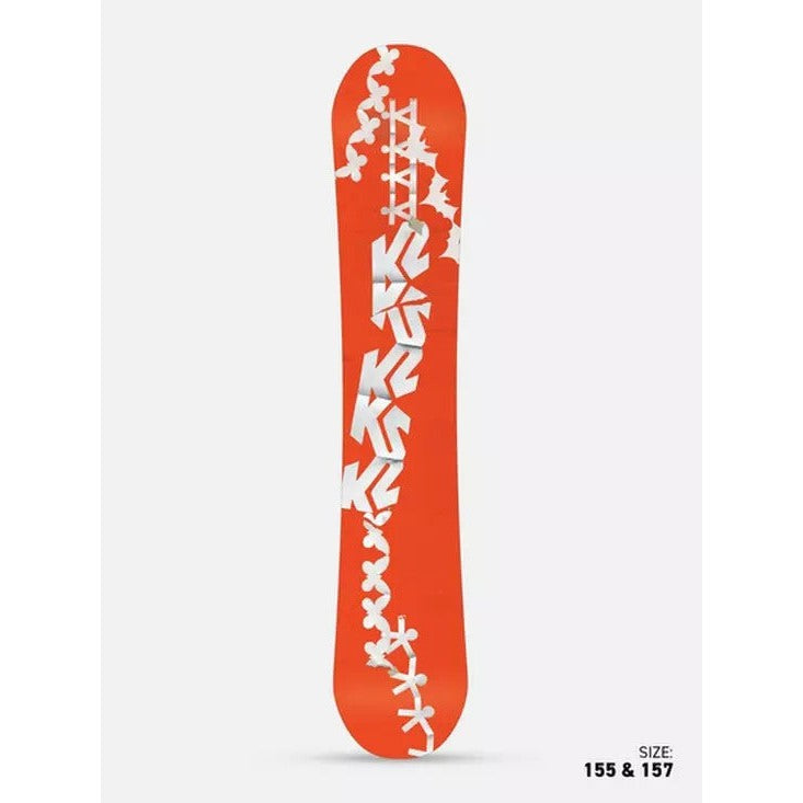 2024 K2 Medium Snowboard - All-Mountain Freestyle Board for Men & Women | Perfect for Powder, Groomers & Park Riding