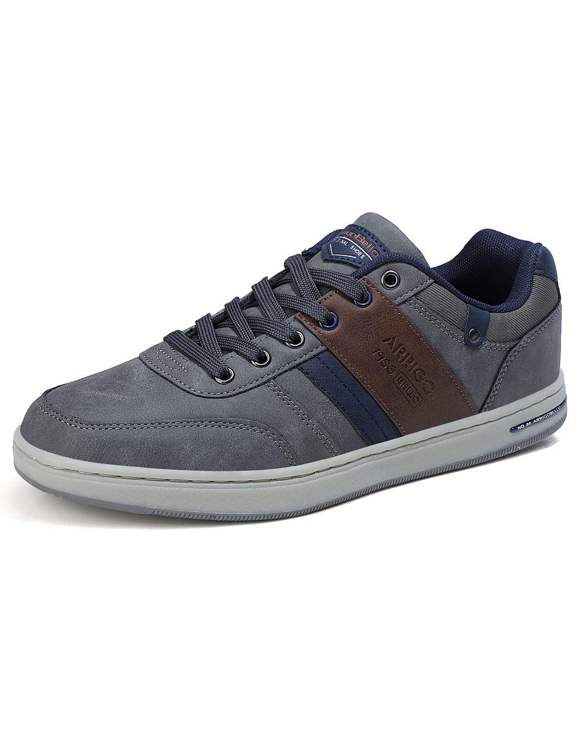 ASTERO Men's Fashion Sneakers - Breathable PU Leather Casual Walking Shoes for Comfort & Style | Perfect for Daily Wear, Work, and Outdoor Activities