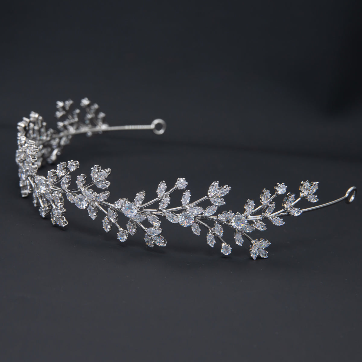 Elegant Cubic Zirconia Soft Headband for Weddings - Crystal Bridal Tiara Hair Accessory HG110 | Perfect for Brides, Prom, Pageants & Special Occasions