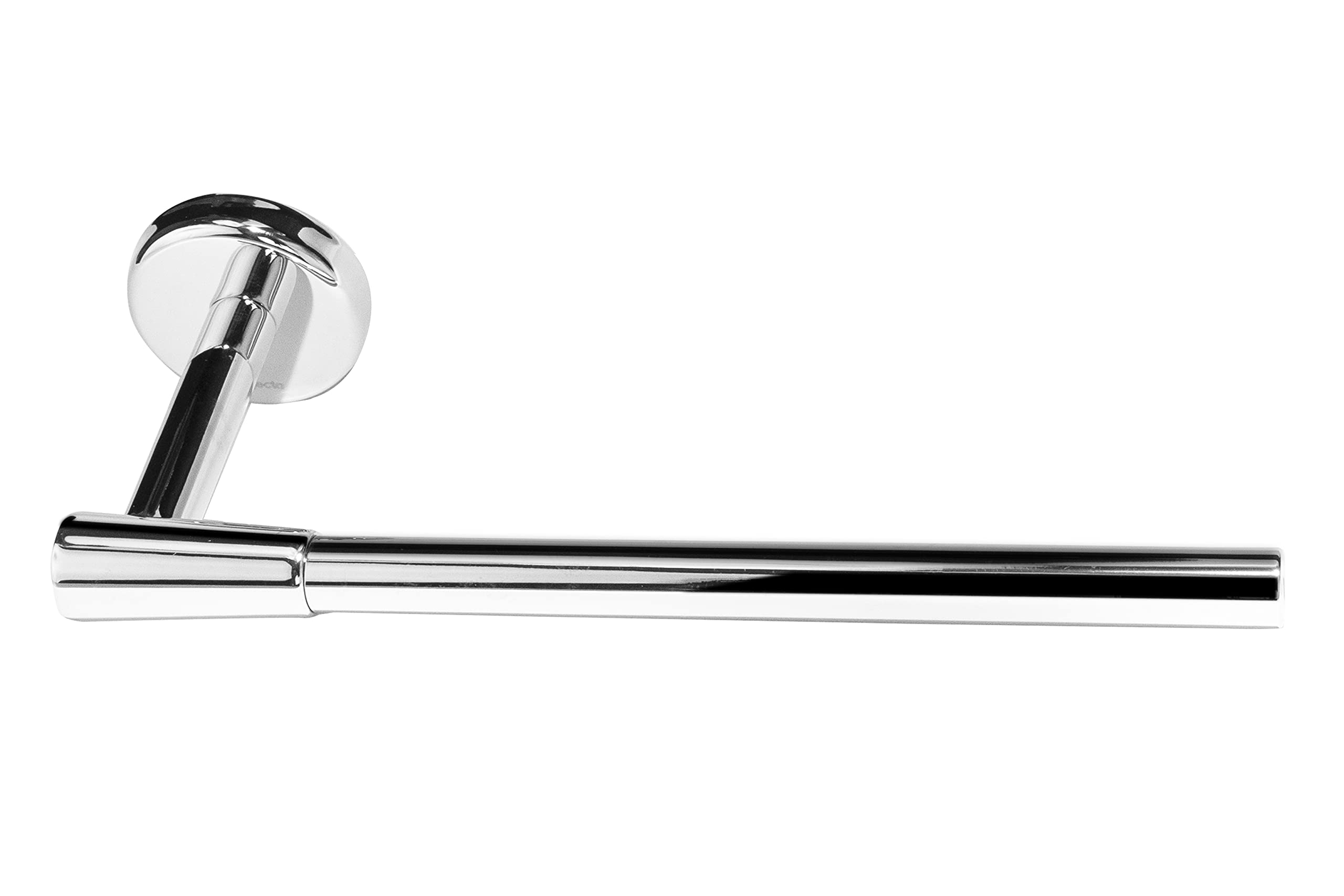 HELVEX Deco Collection Small Towel Bar - Chrome Bathroom Towel Holder - Modern Bathroom Hardware - Perfect for Bathrooms, Powder Rooms & Spa Areas