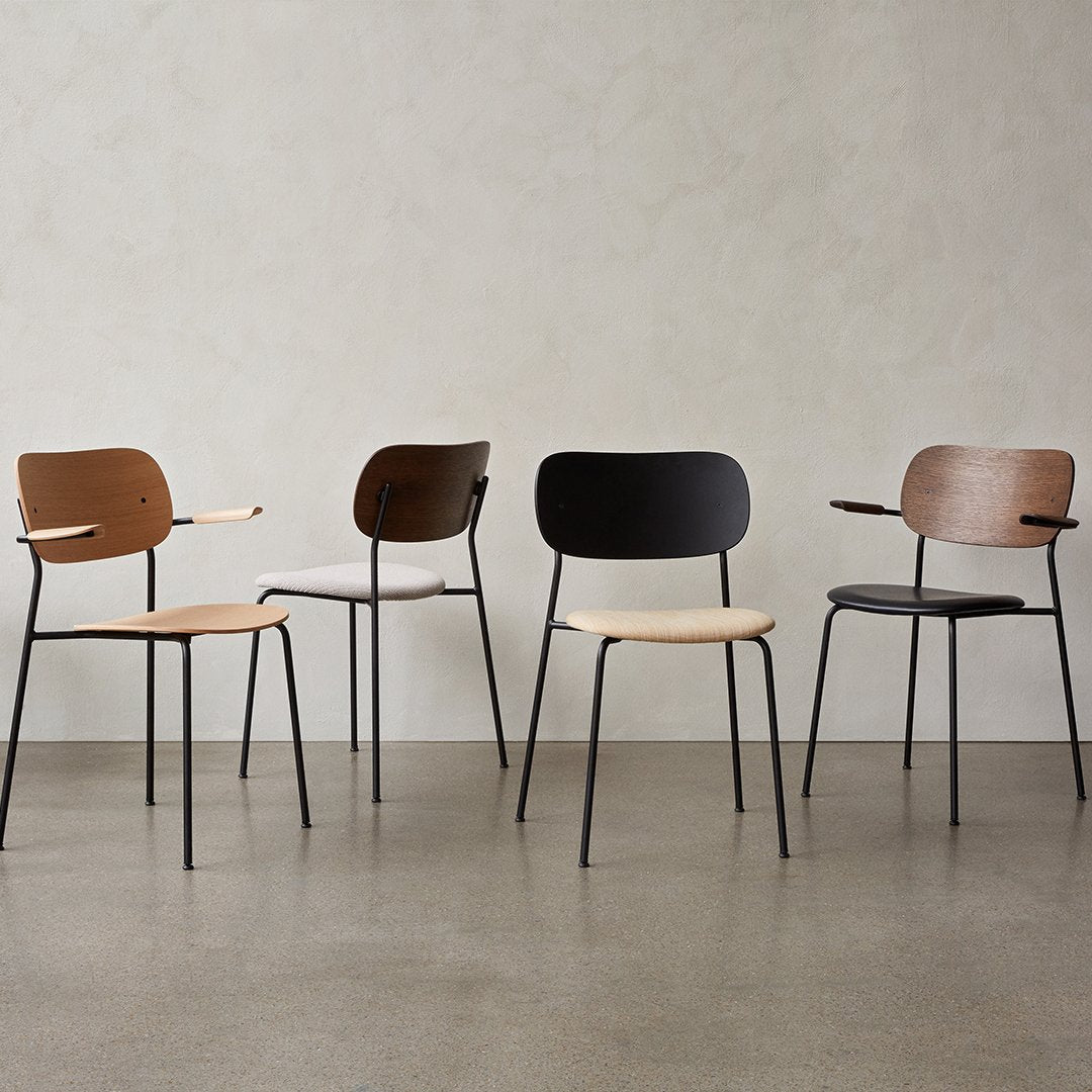 Modern Wooden Dining Chair with Armrests - Comfortable & Stylish for Kitchen, Dining Room, or Breakfast Nook
