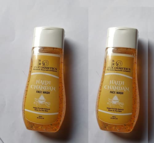 6R Cosmetics Herbal & Natural Face Wash for Glowing Skin - Gentle Cleanser for All Skin Types - Perfect for Daily Skincare Routine & Acne-Prone Skin